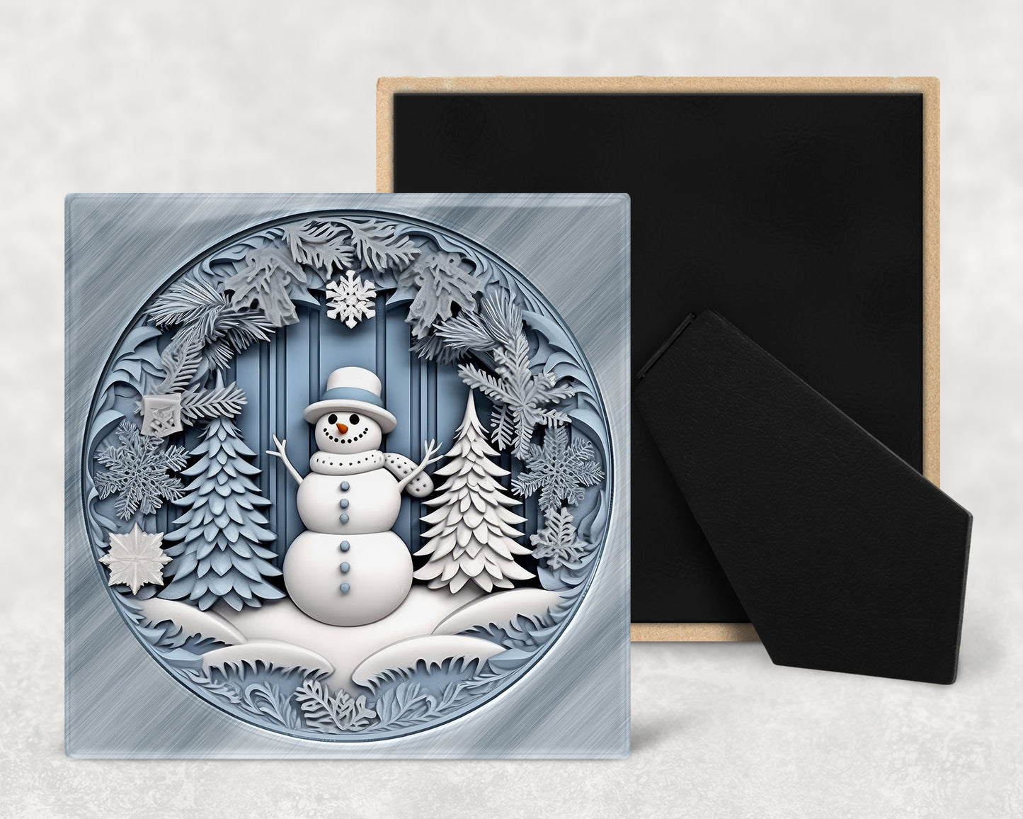 Art Decorative Ceramic Tile with Optional Easel Back - Available in 3 Sizes