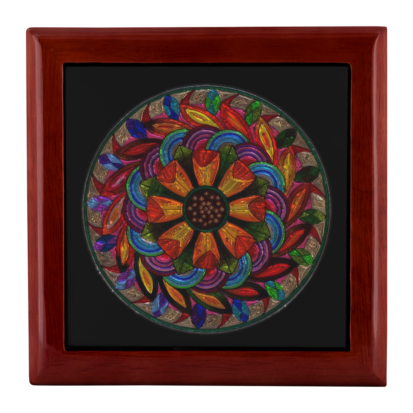 Rainbow Foil Mandala - Schoppix Gifts