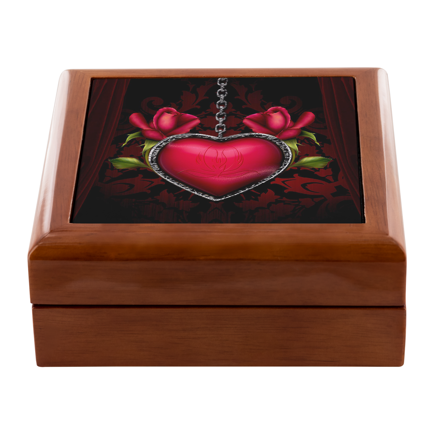 Red Heart Locket Jewelry Box - Schoppix Gifts