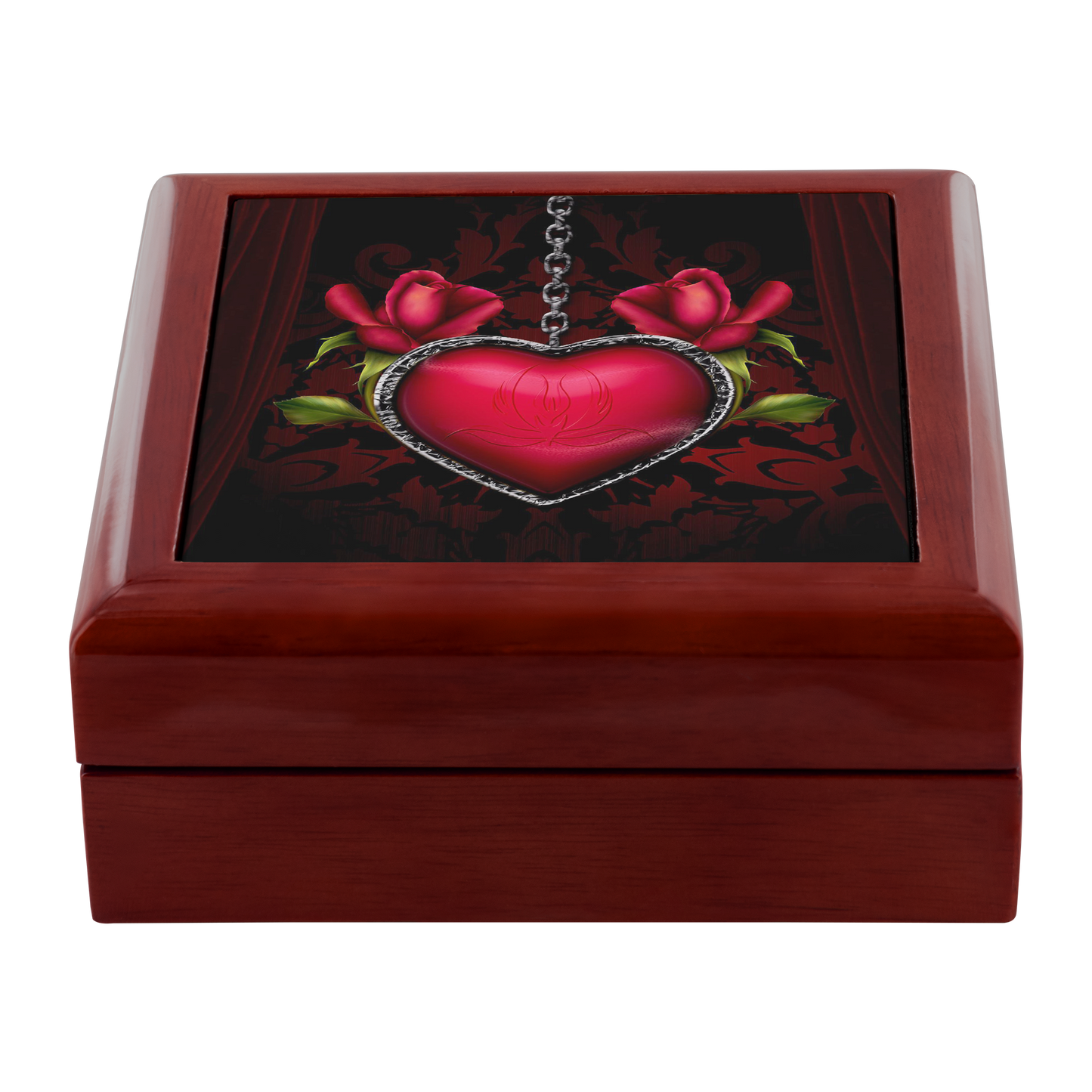 Red Heart Locket Jewelry Box - Schoppix Gifts