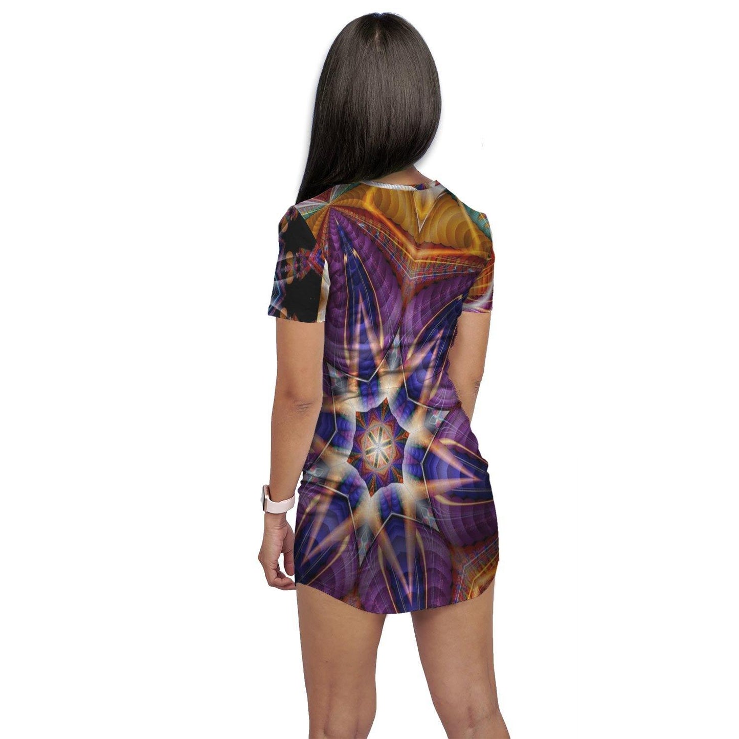 Kaleidescope T-Shirt Dress - Schoppix Gifts