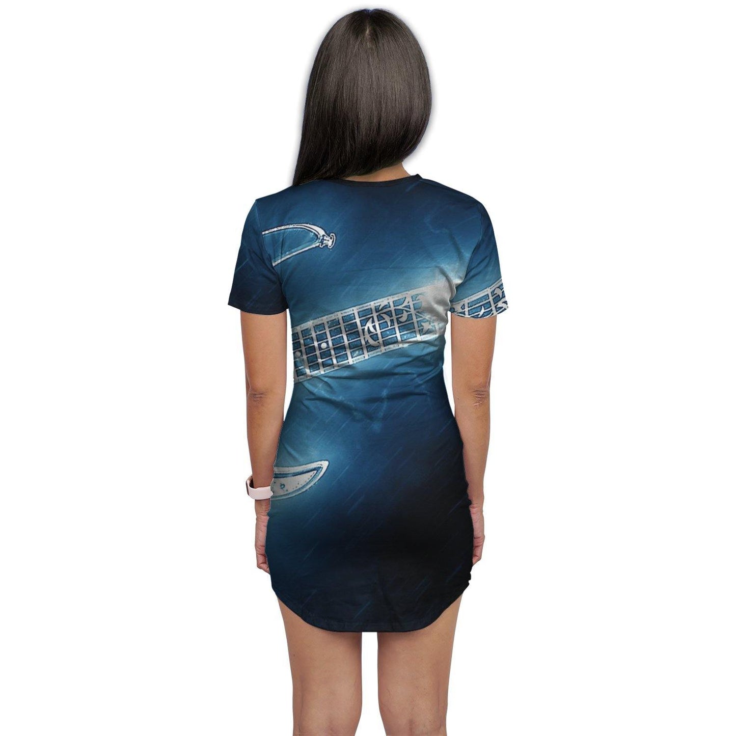 Guitar T-Shirt Dress - Schoppix Gifts