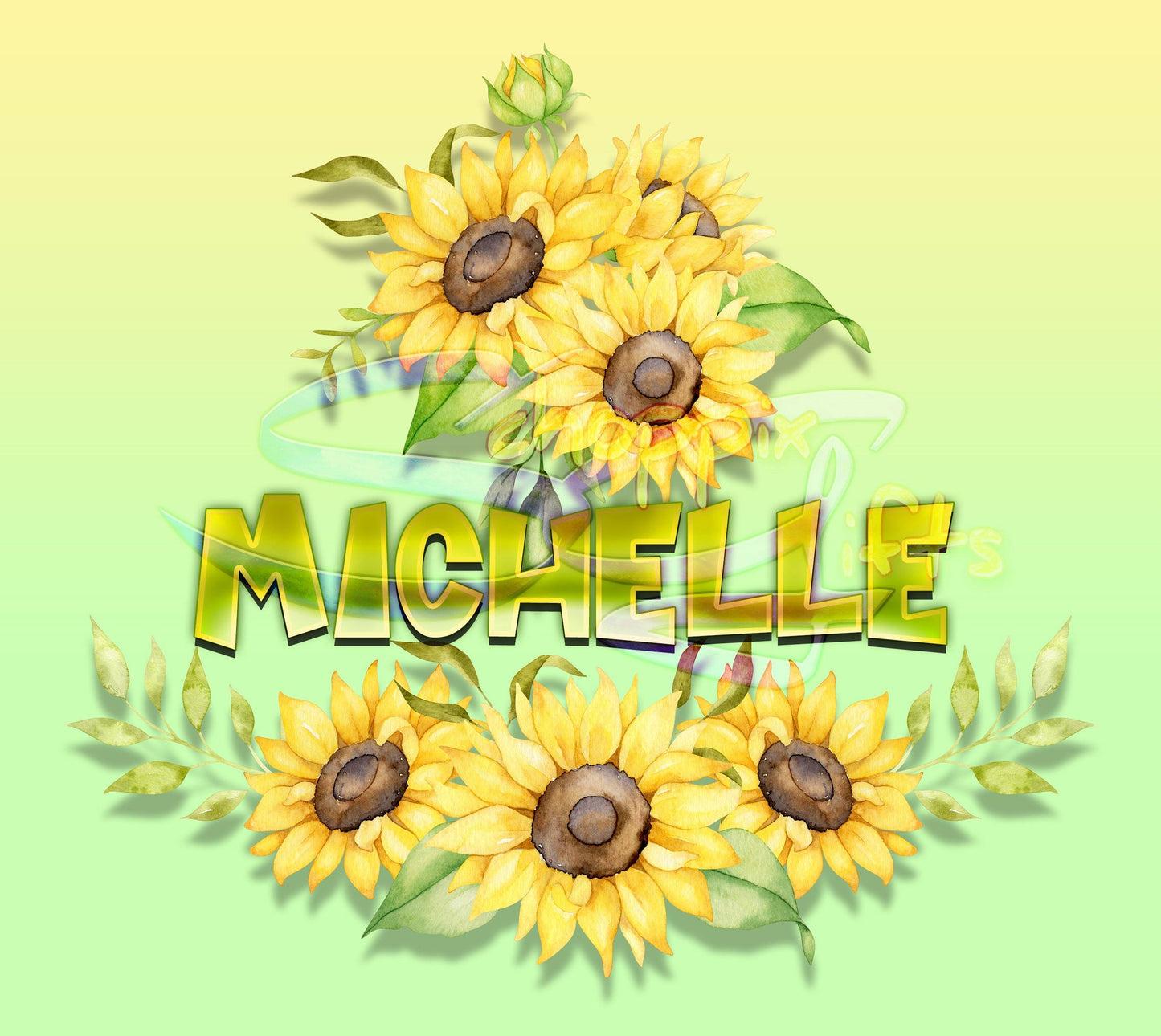 Personalized Sunflower 20oz Stainless Steel Tumbler - Schoppix Gifts