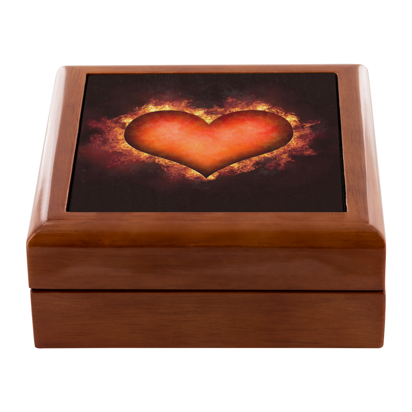 Flaming Heart Jewelry Box - Schoppix Gifts