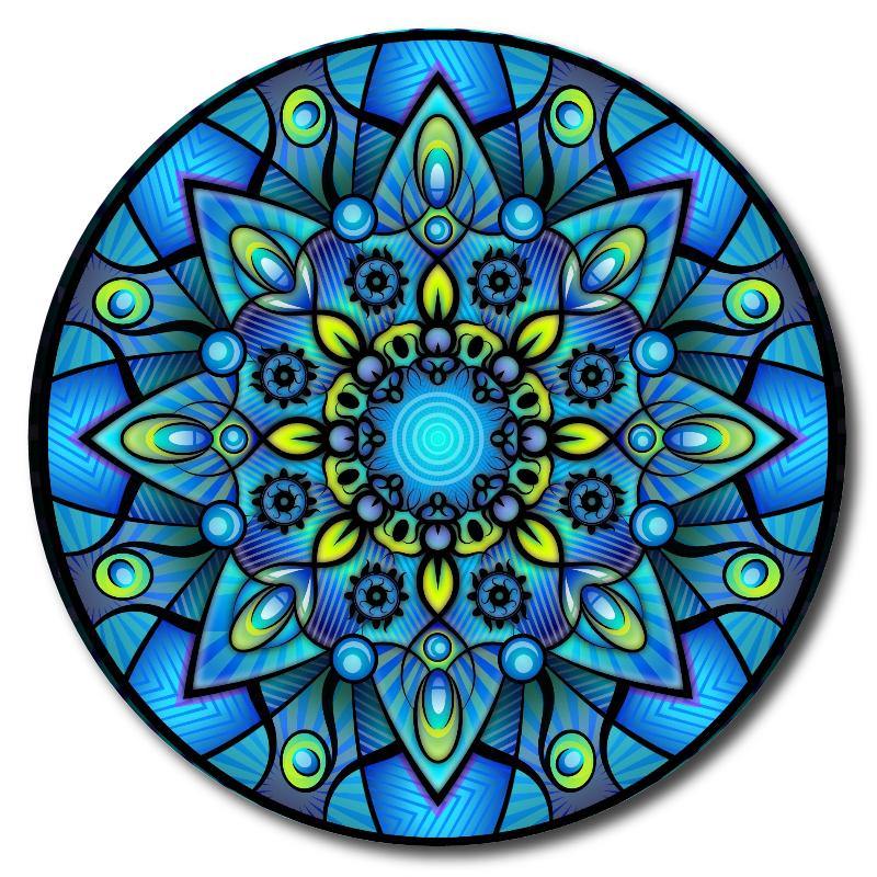 8 Point Star Mandala Drink Coasters - Schoppix Gifts