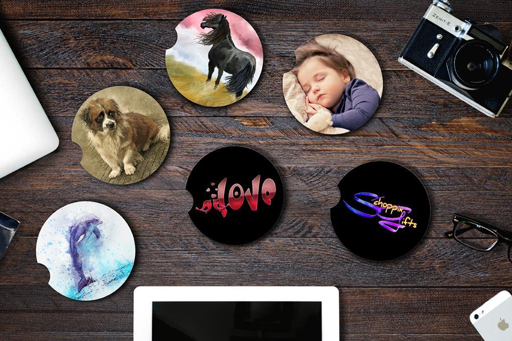 Sandstone Car Coasters - Schoppix Gifts