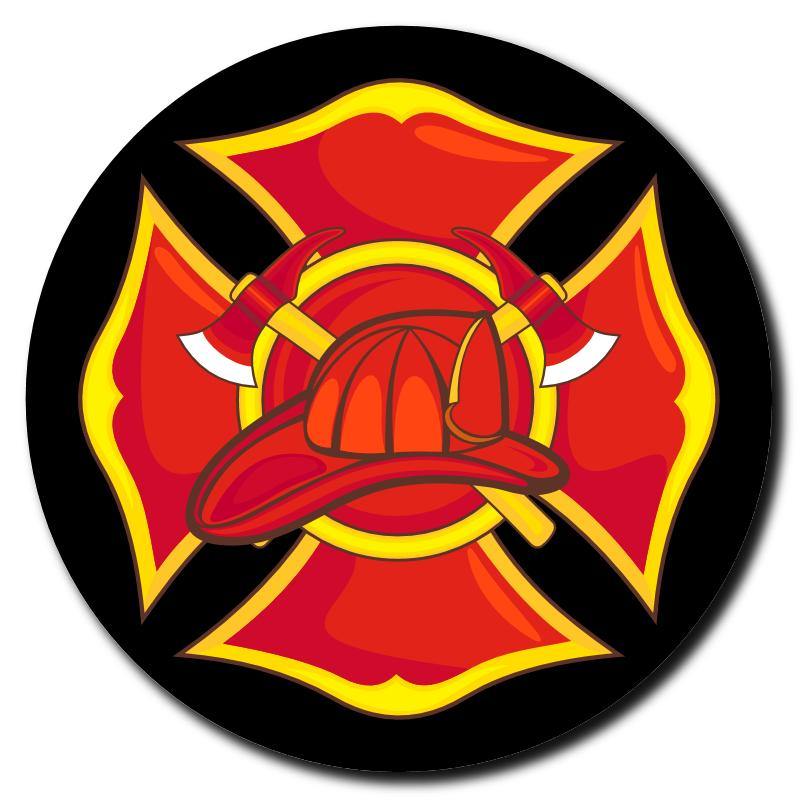 Firefighters Cross Drink Coasters - Schoppix Gifts