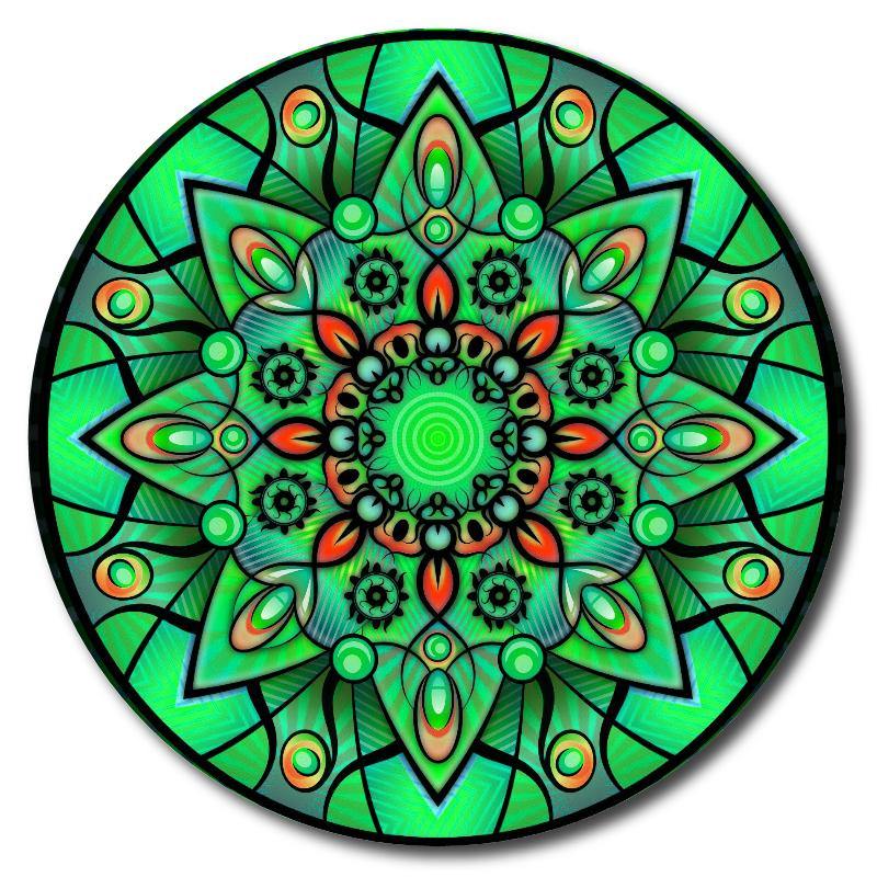 8 Point Star Mandala Drink Coasters - Schoppix Gifts