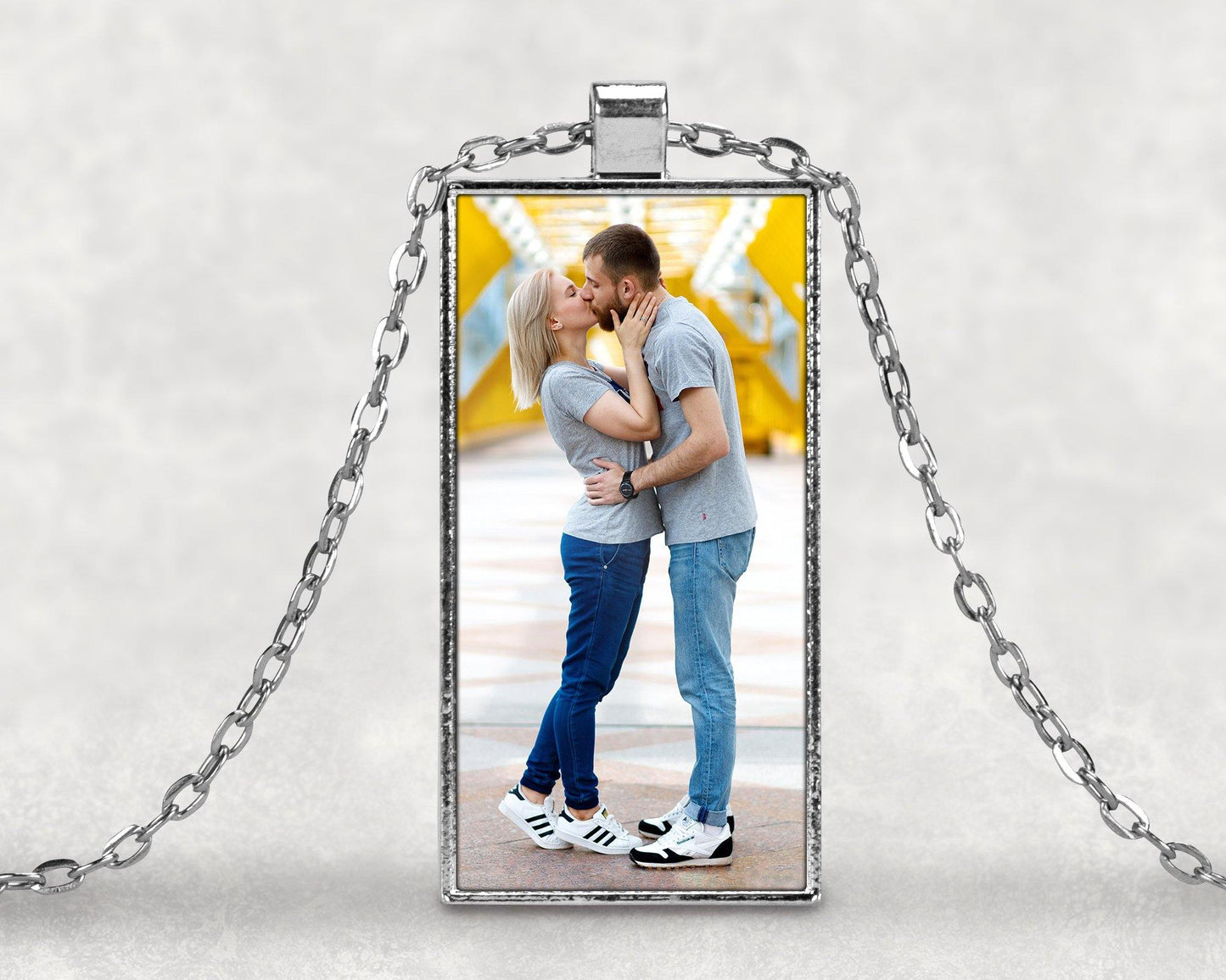 Create Your Own Rectangle Bezel Pendant - Schoppix Gifts