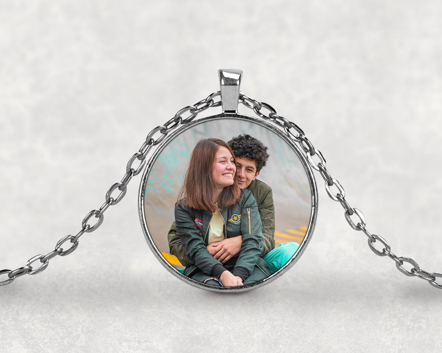 Create Your Own Round Bezel Pendant - Schoppix Gifts
