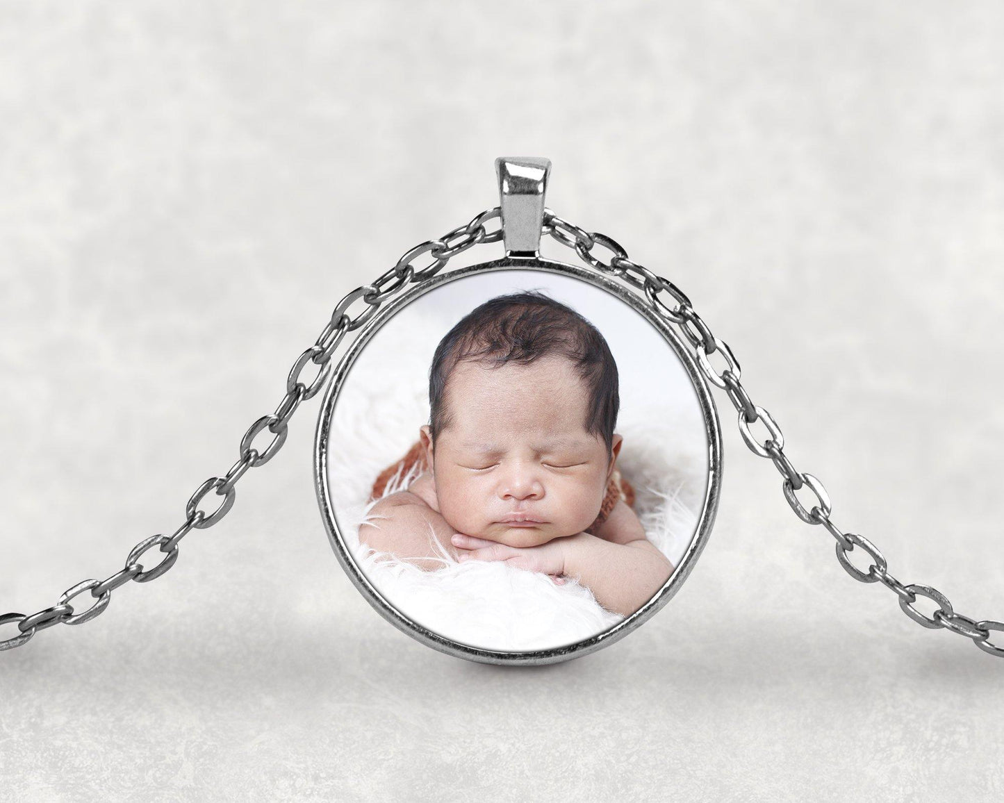 Create Your Own Round Bezel Pendant - Schoppix Gifts