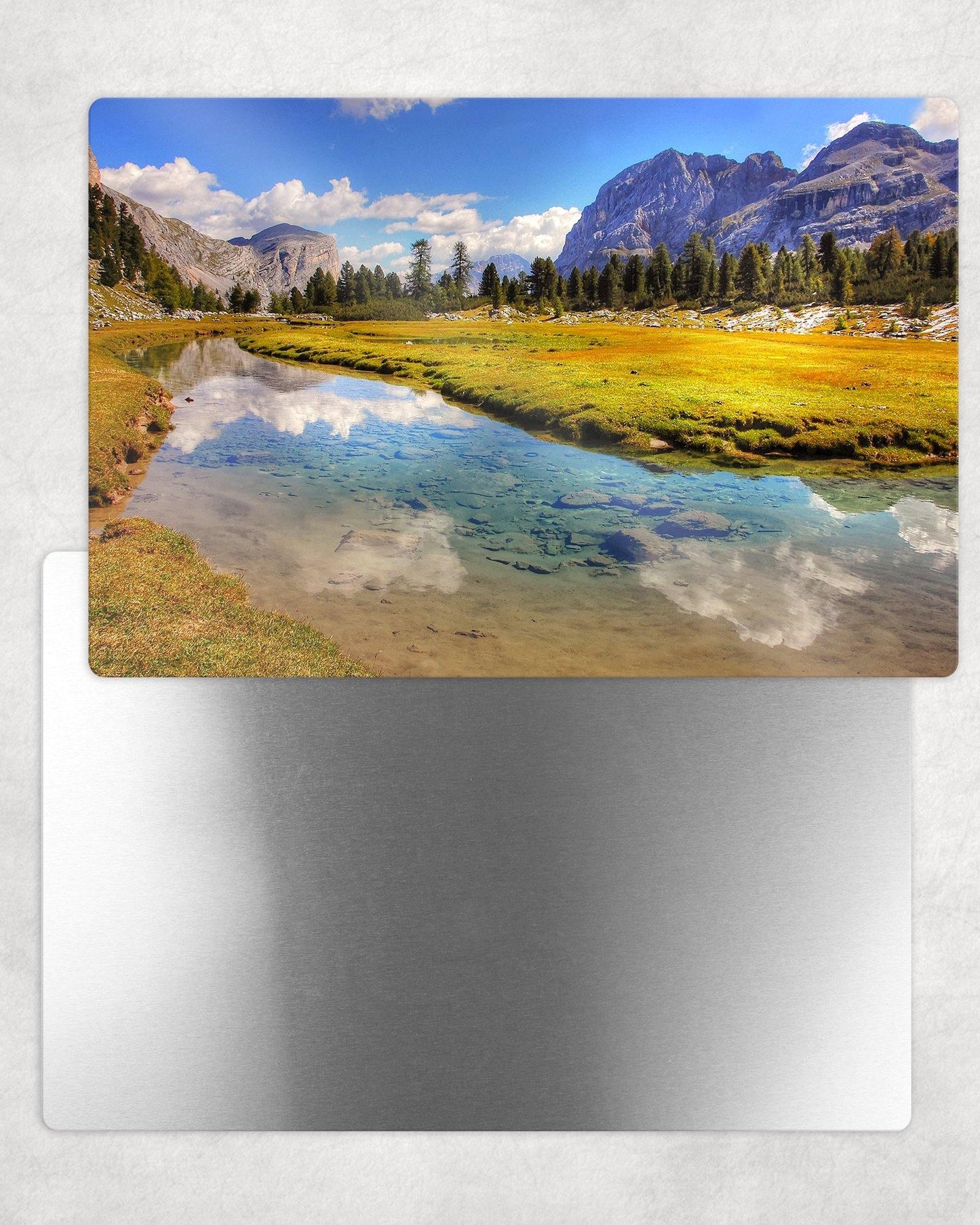 Mountain Stream Metal Photo Panel - 8x12 or 12x18 - Schoppix Gifts