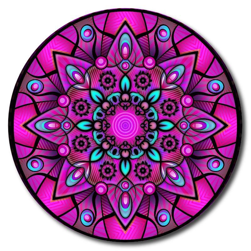 8 Point Star Mandala Drink Coasters - Schoppix Gifts