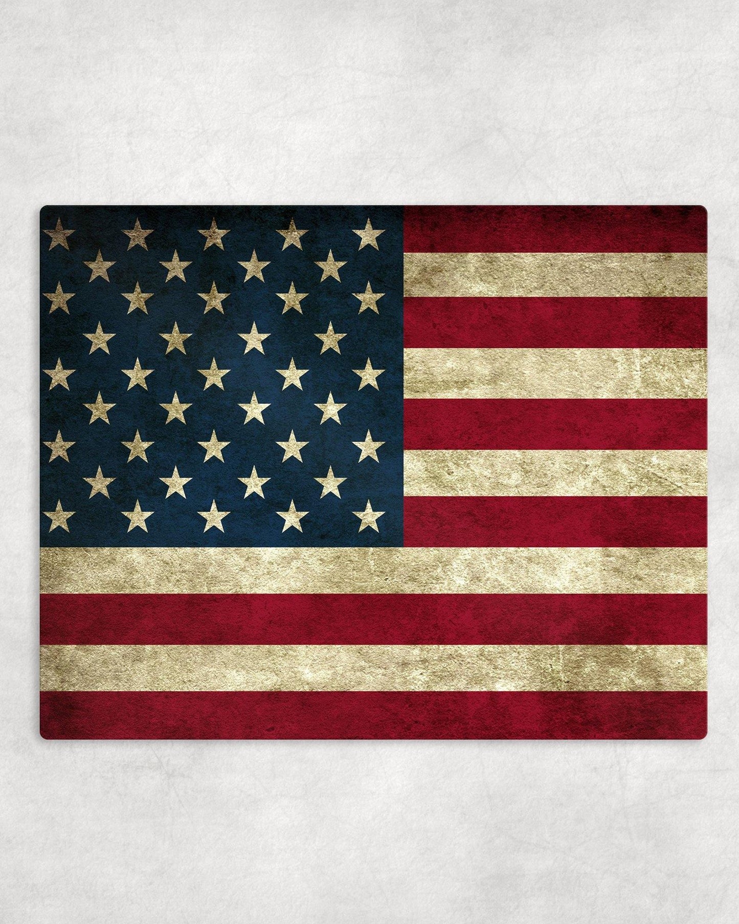 Rustic American Flag Metal Photo Panel - 8x10 - Schoppix Gifts