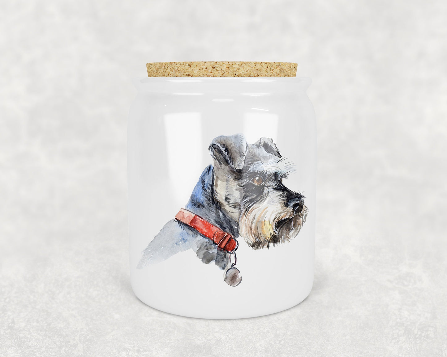 Schnauzer Porcelain Treat Jar - Schoppix Gifts