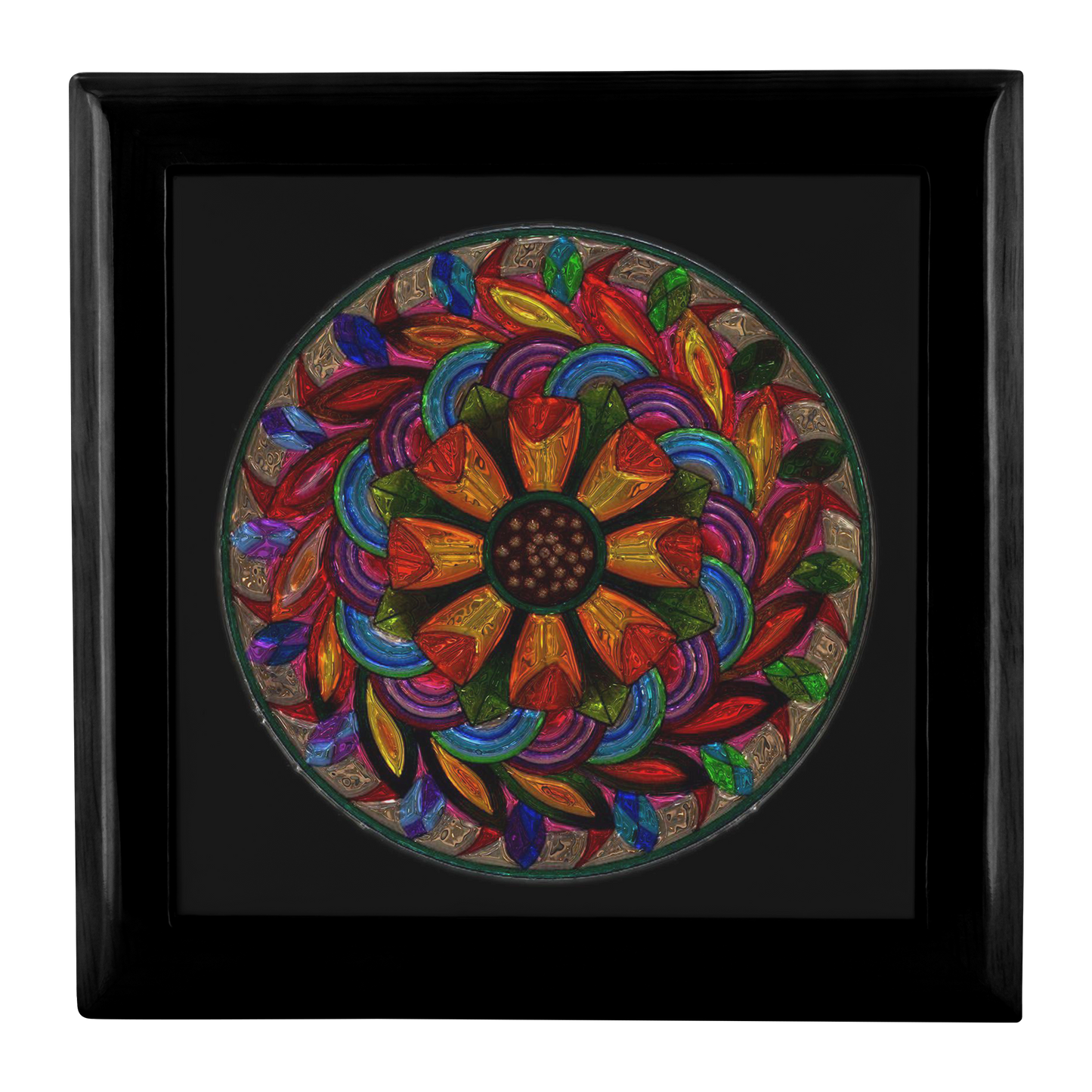 Rainbow Foil Mandala - Schoppix Gifts