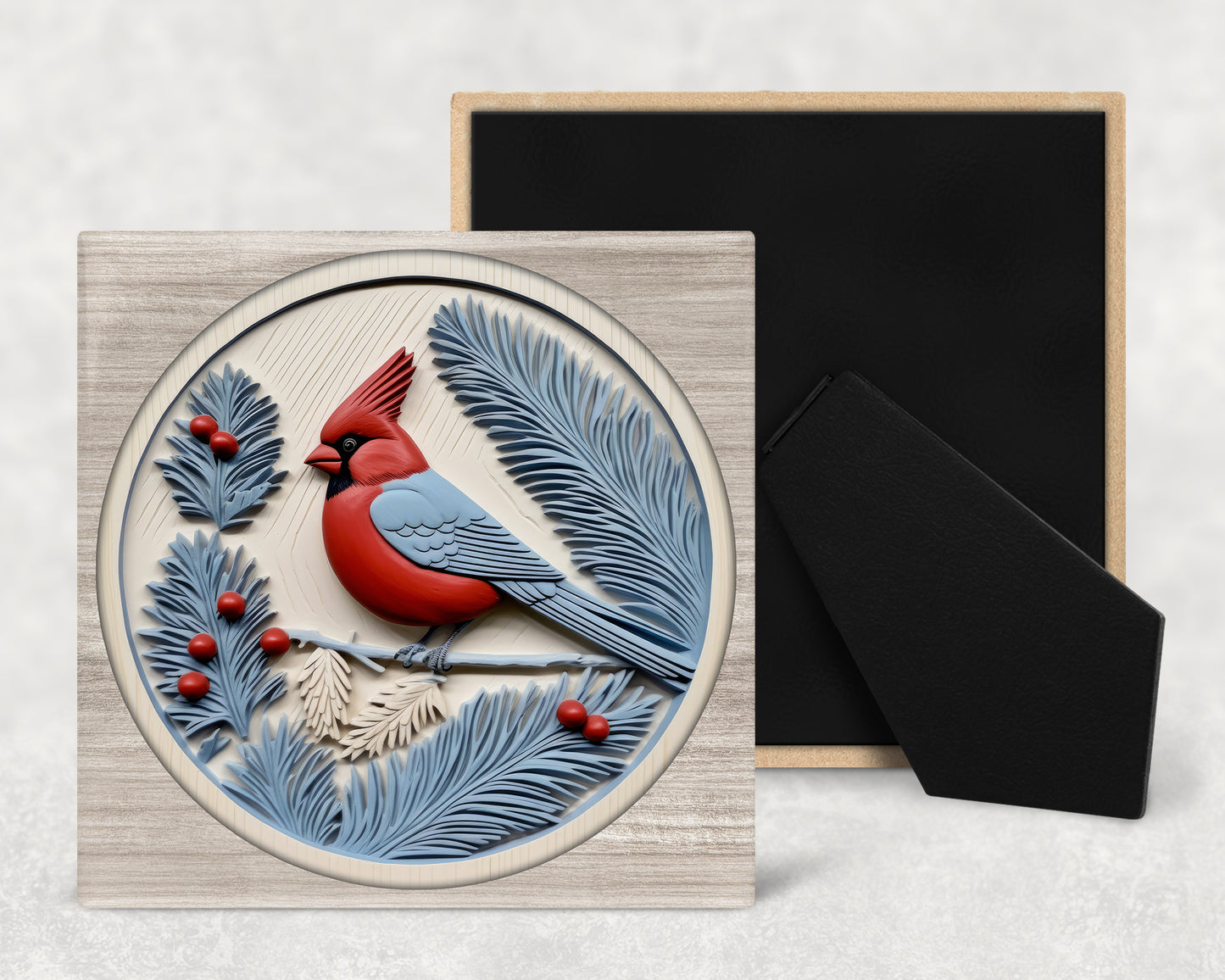 Art Decorative Ceramic Tile with Optional Easel Back - Available in 3 Sizes