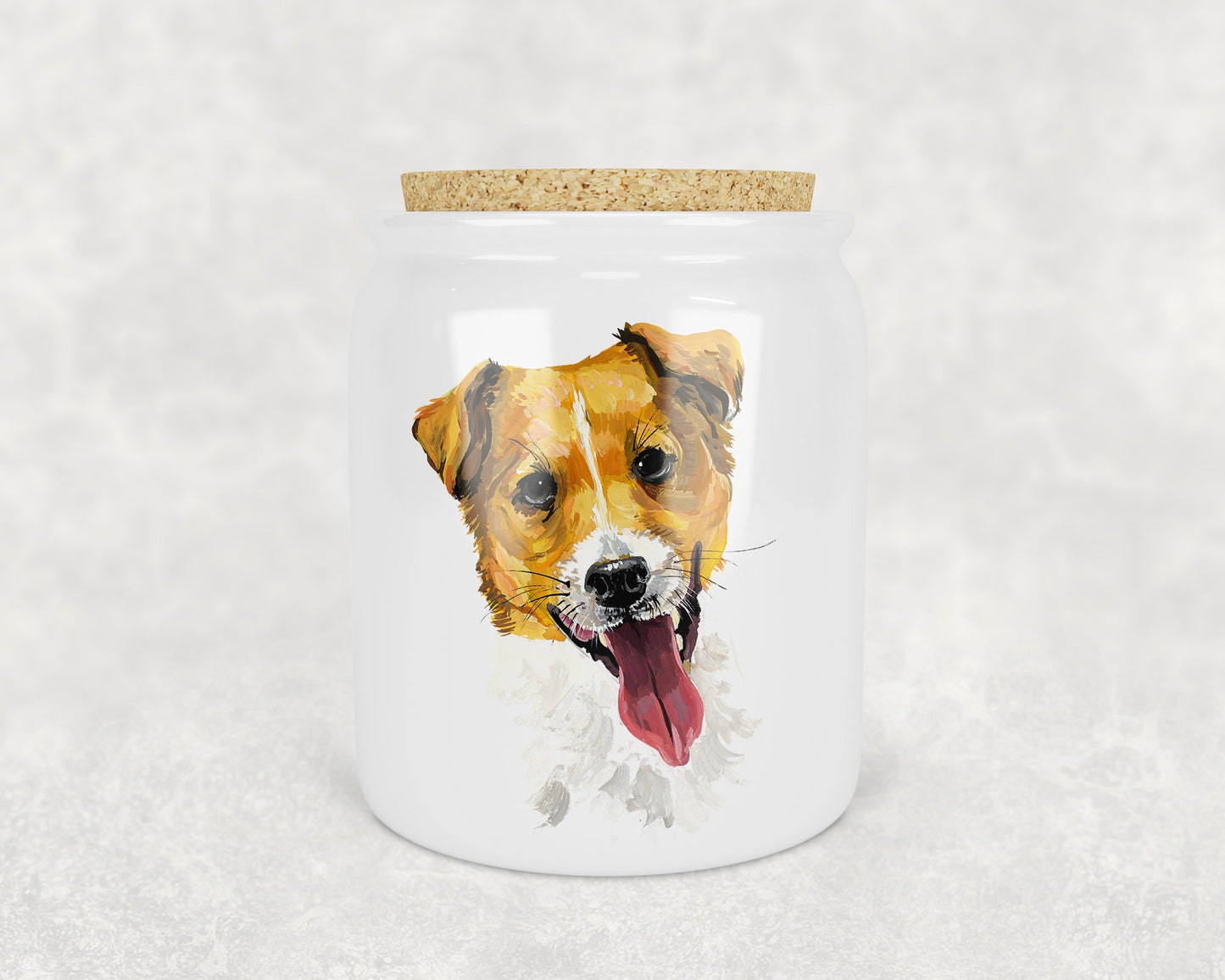 Jack Russell Porcelain Treat Jar - Schoppix Gifts