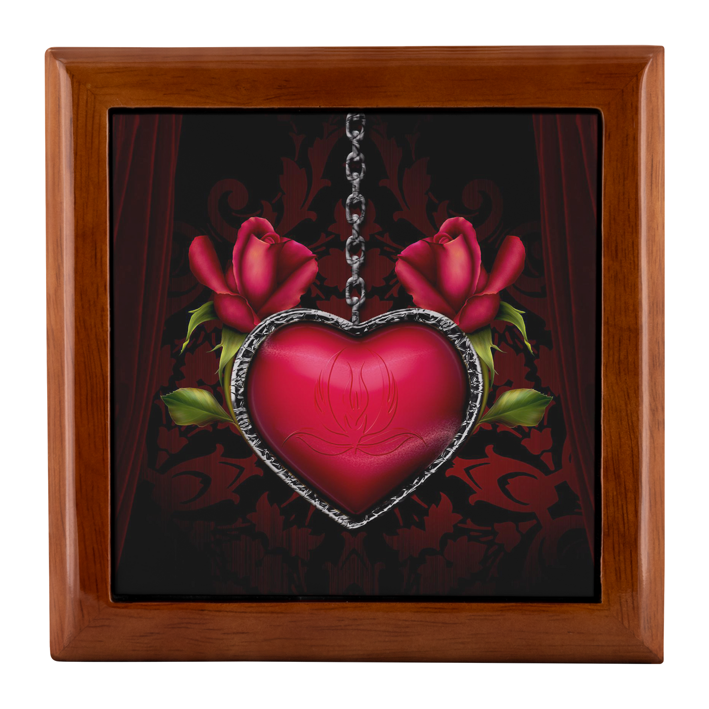 Red Heart Locket Jewelry Box - Schoppix Gifts