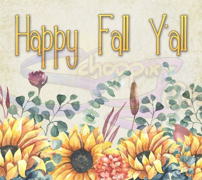 Happy Fall Y'all Art 20oz Skinny Tumbler - Stainless Steel