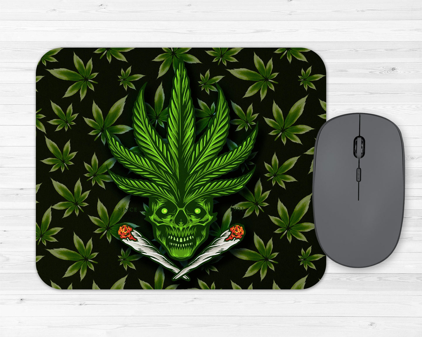 Stoner Art Pothead Cannabis Marijuana Rubber Mousepads - 10 Different Designs