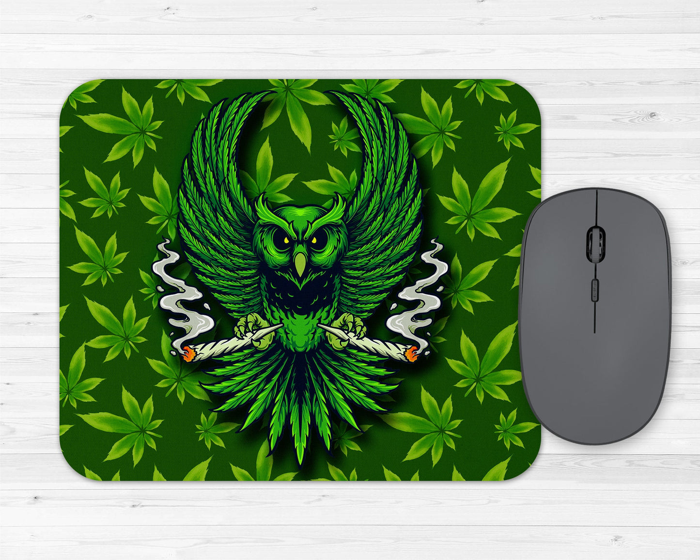 Stoner Art Pothead Cannabis Marijuana Rubber Mousepads - 10 Different Designs