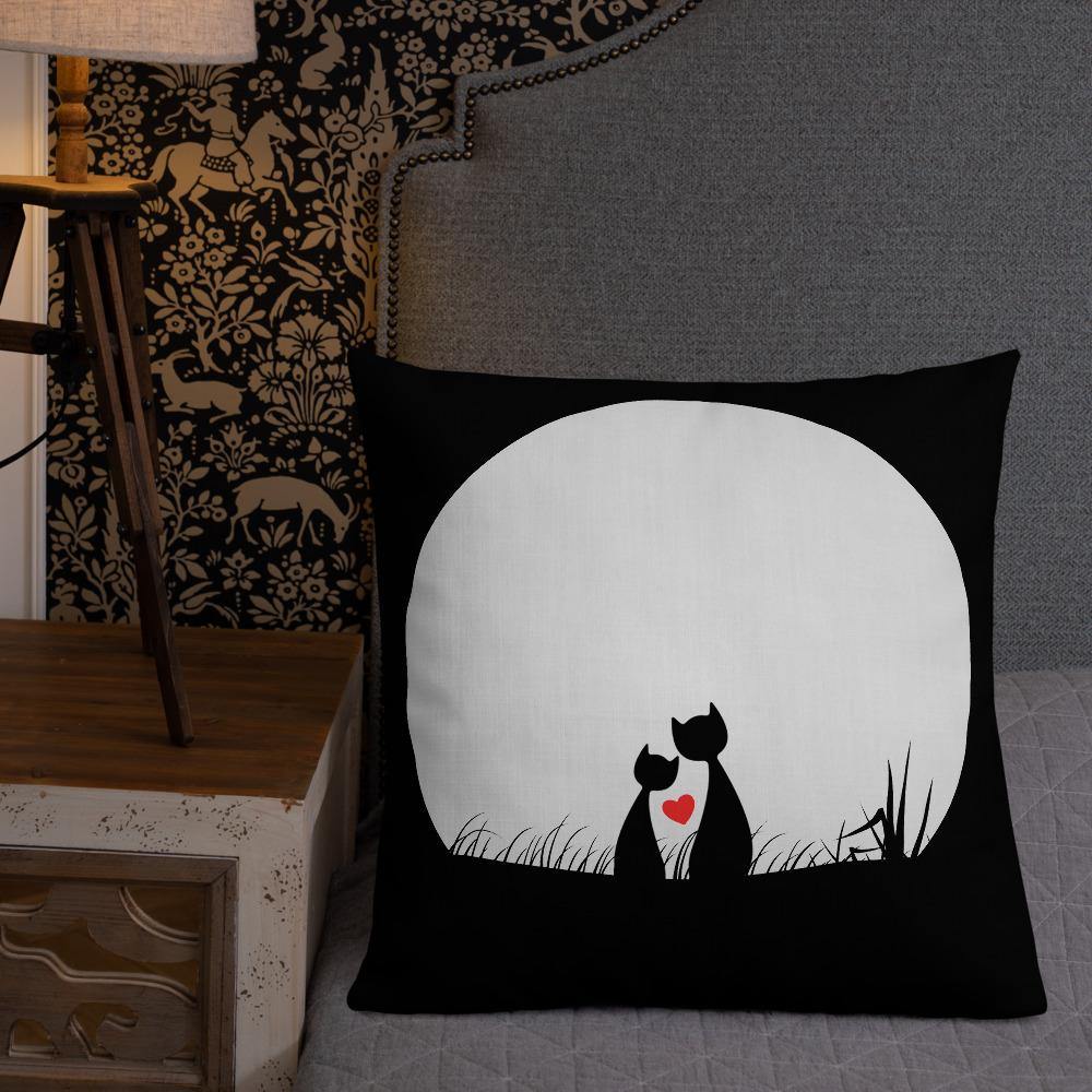 Cats in Love Throw Pillow - Schoppix Gifts
