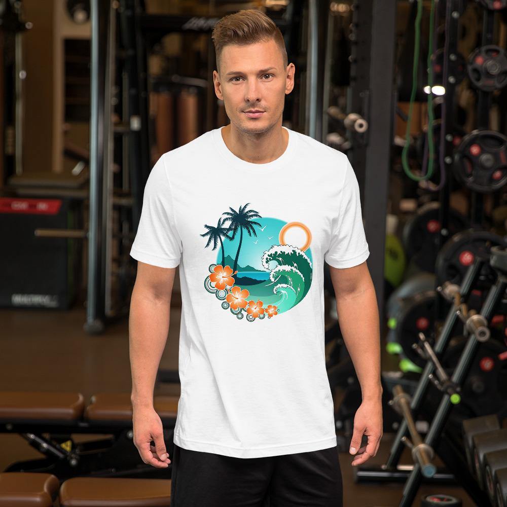 Island Waves Unisex Tee - Schoppix Gifts
