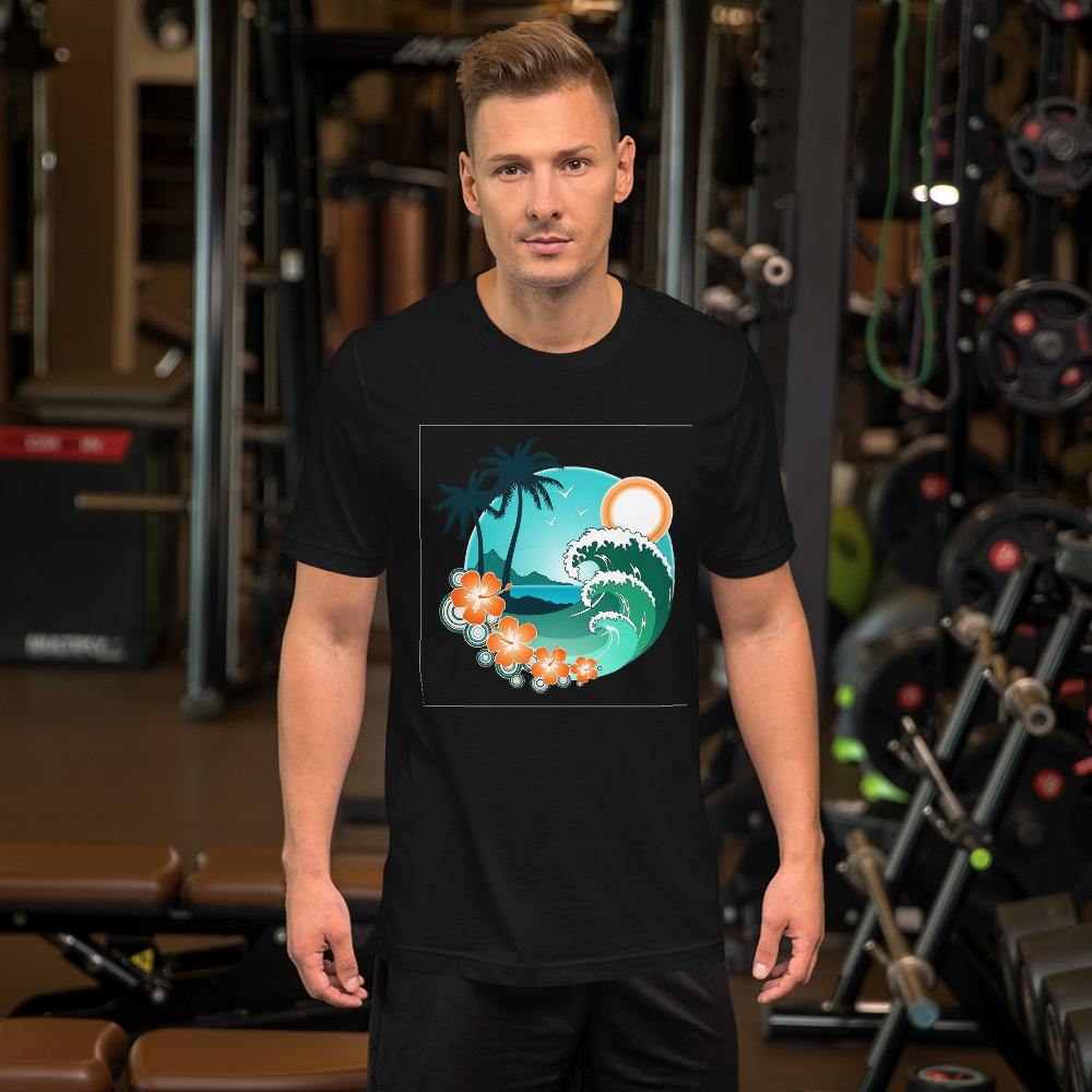 Island Waves Unisex Tee - Schoppix Gifts