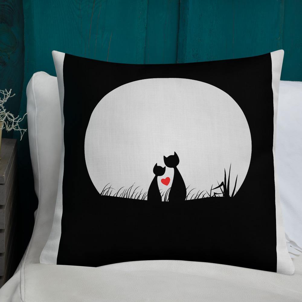 Cats in Love Throw Pillow - Schoppix Gifts