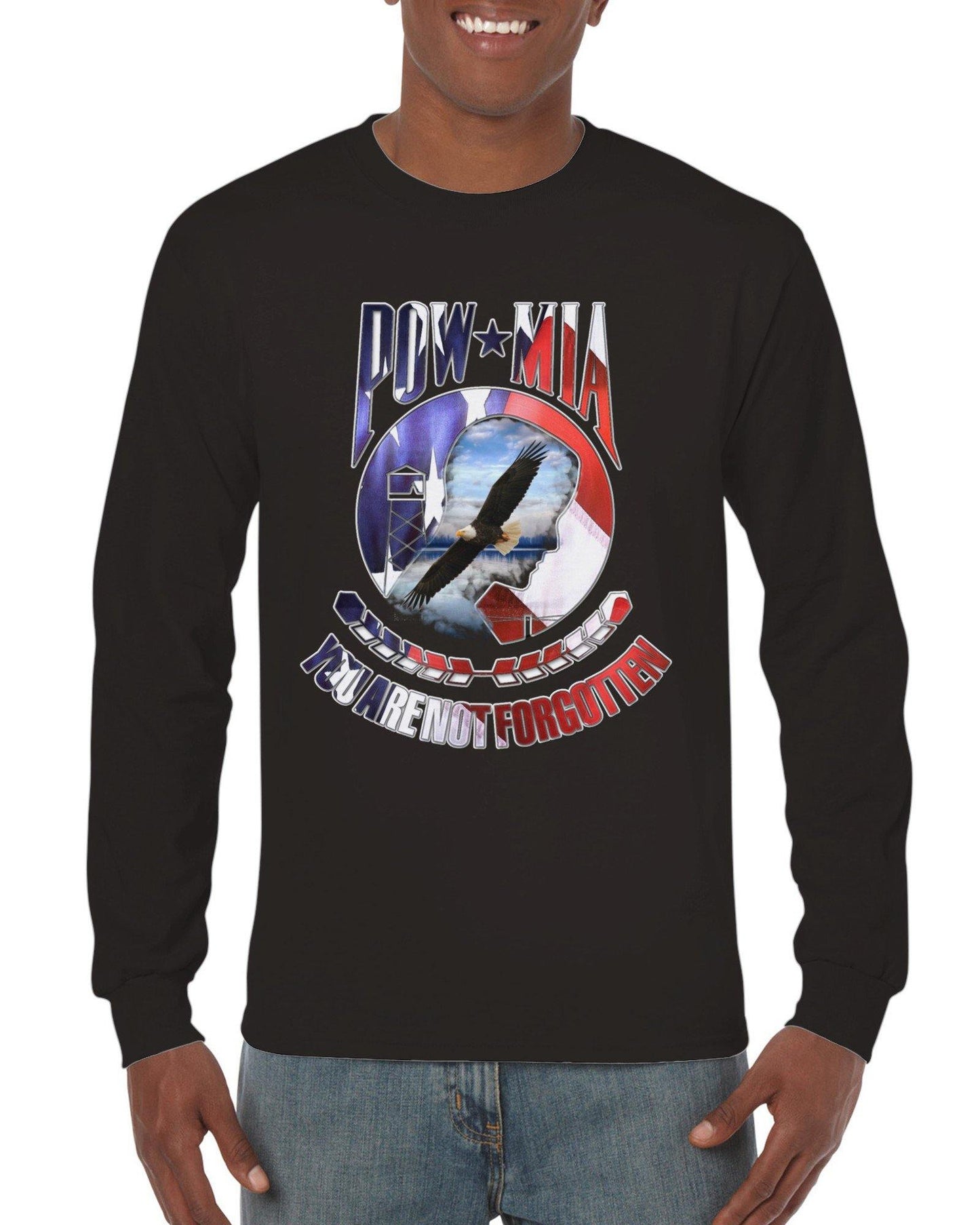 POW MIA Classic Unisex Longsleeve T-shirt - Schoppix Gifts