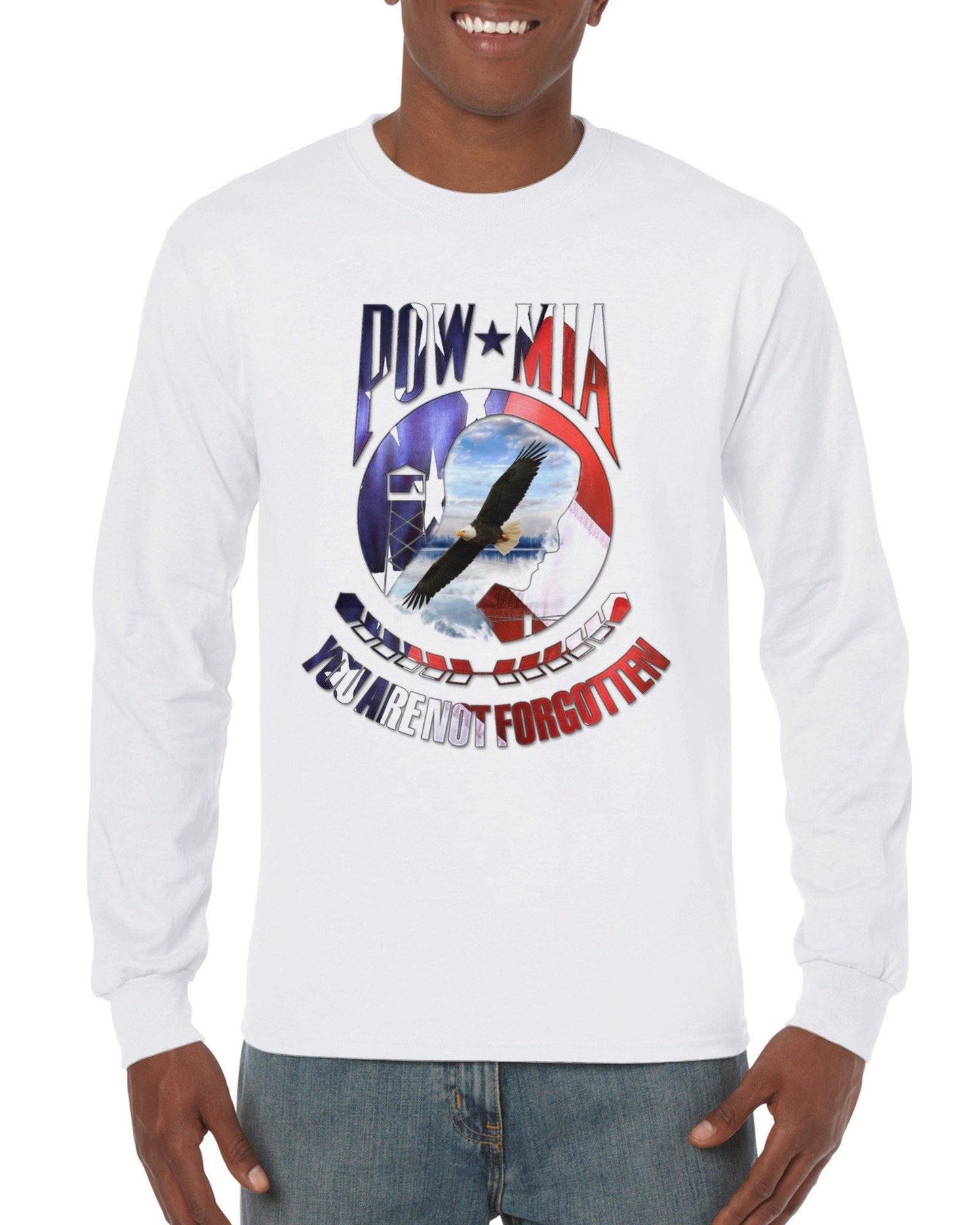 POW MIA Classic Unisex Longsleeve T-shirt - Schoppix Gifts