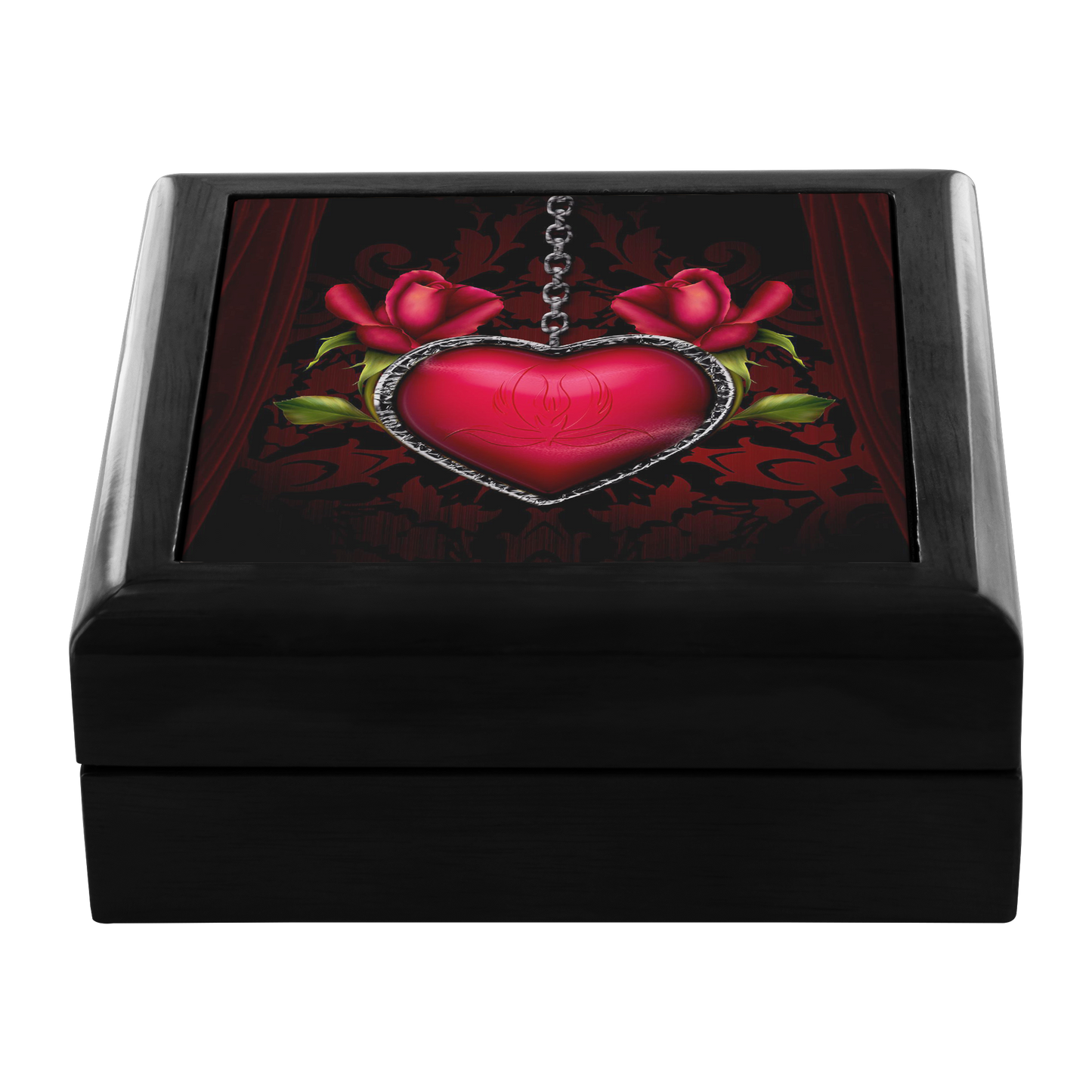 Red Heart Locket Jewelry Box - Schoppix Gifts