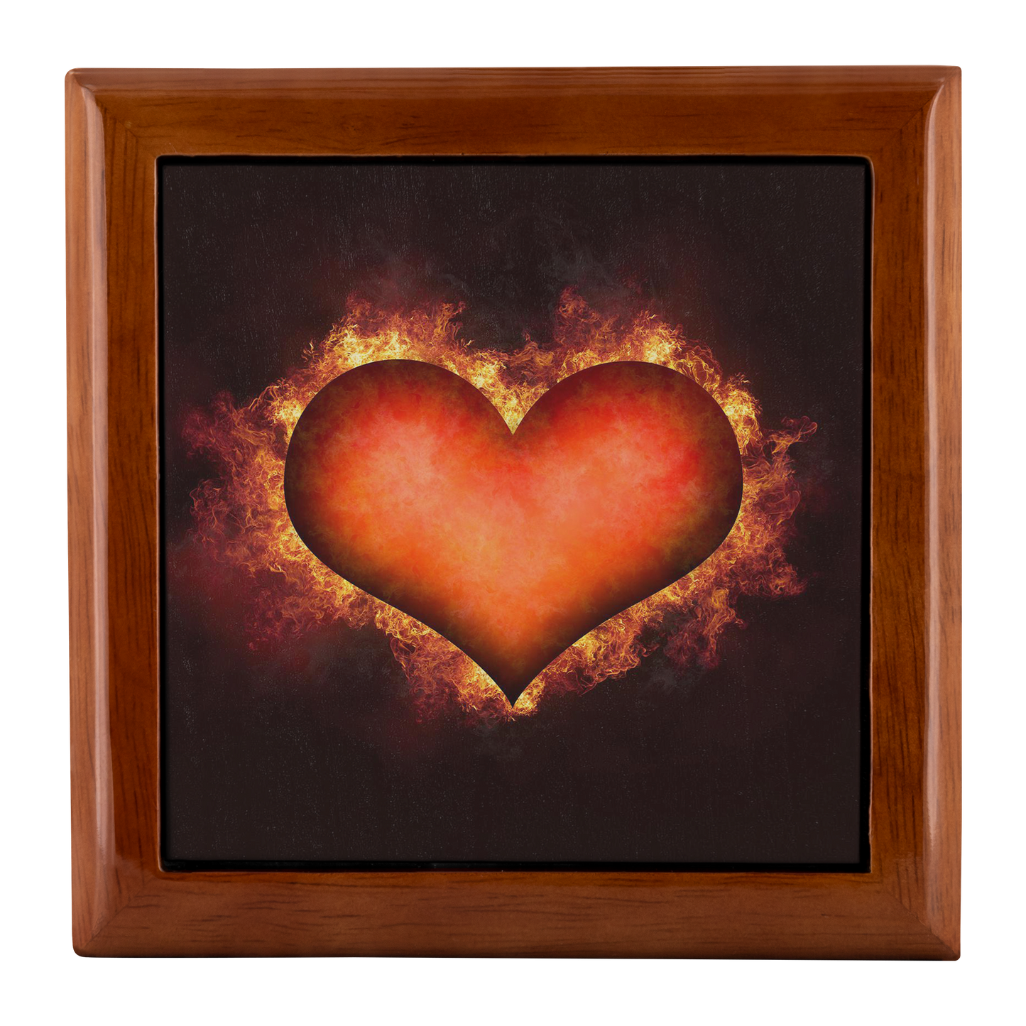 Flaming Heart Jewelry Box - Schoppix Gifts