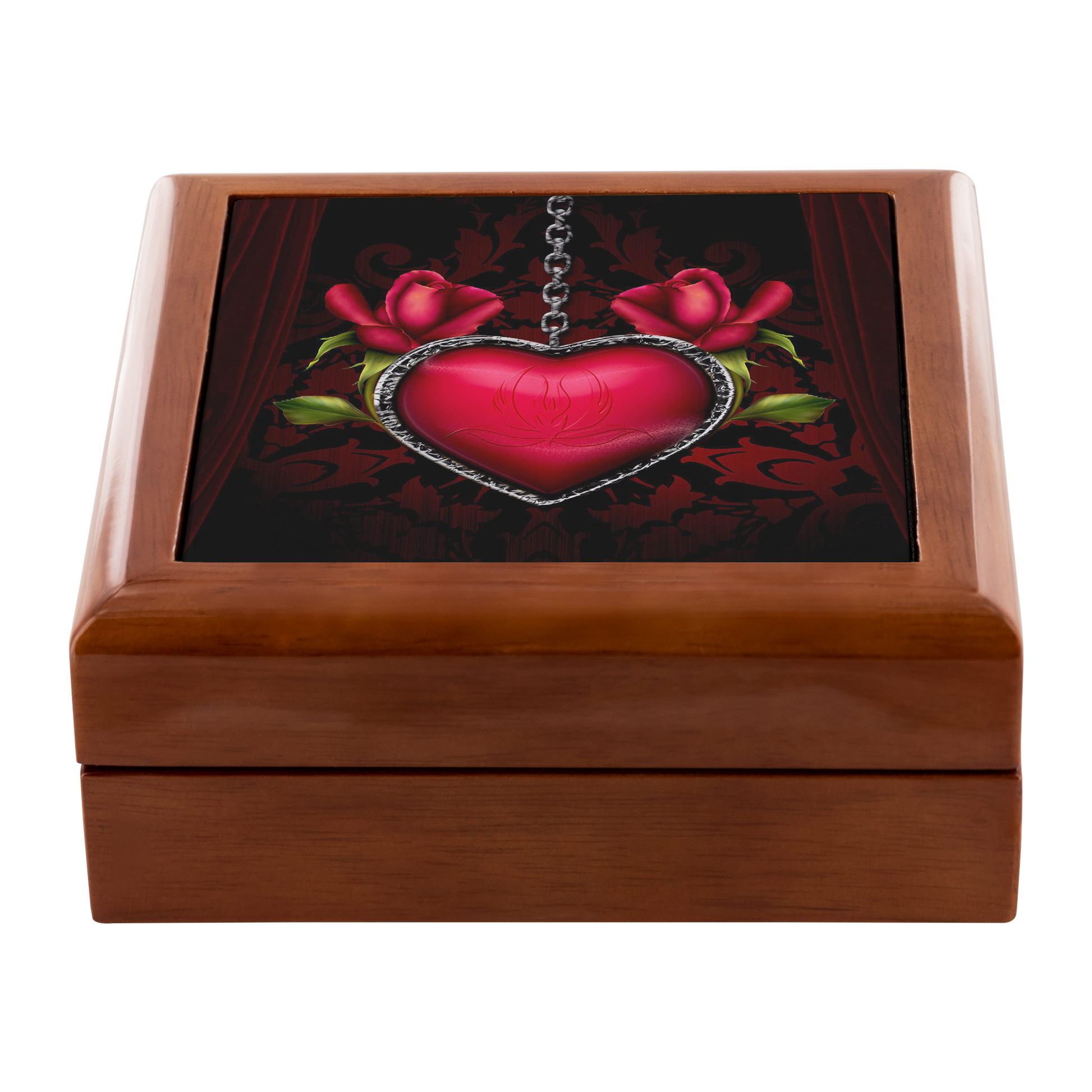 Red Heart Locket Jewelry Box - Schoppix Gifts