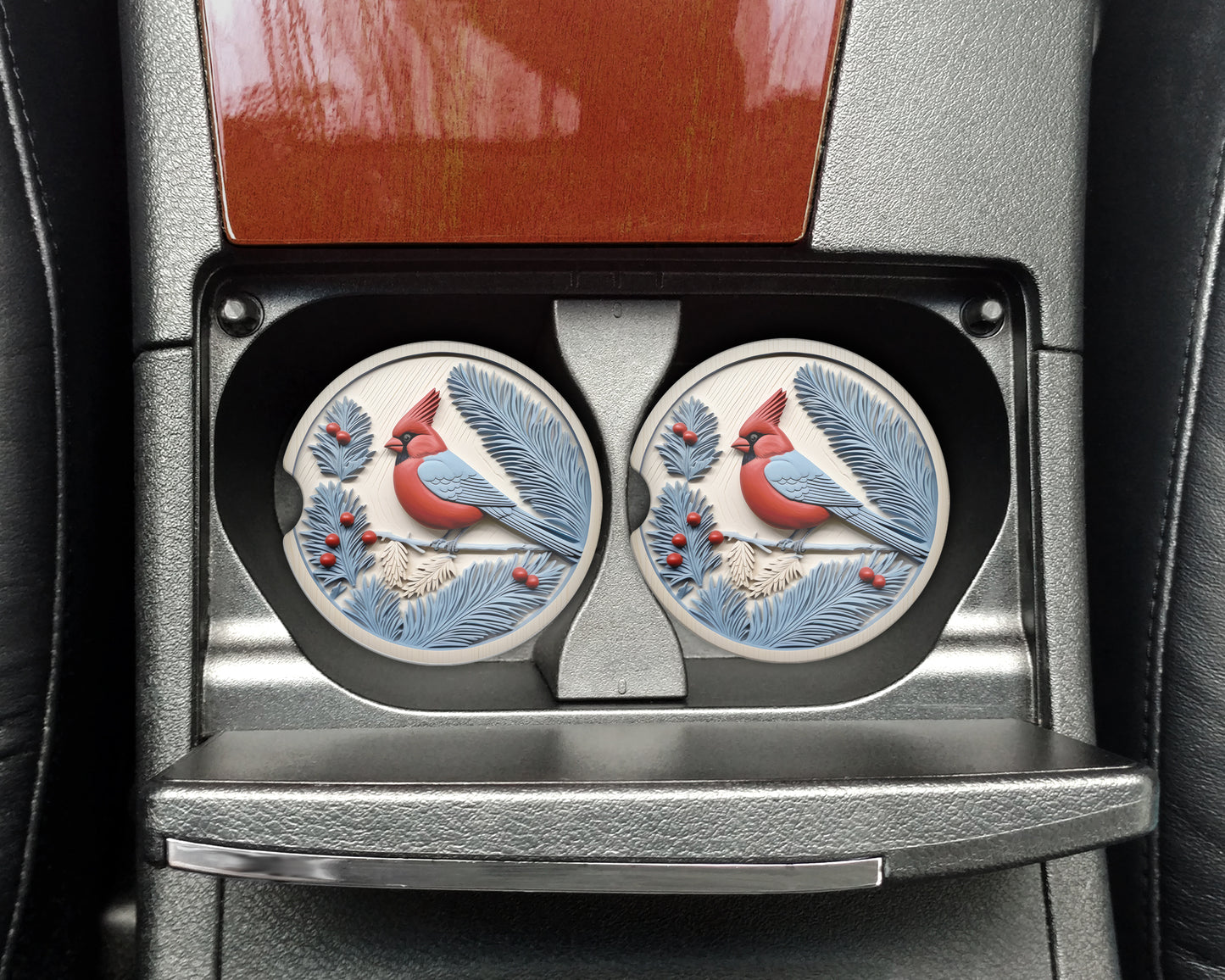 a close up of a car's emblem with a bird on it