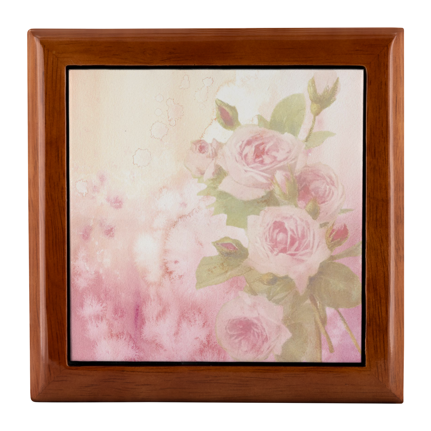 Vintage Look Pink Roses Jewelry Box - Schoppix Gifts