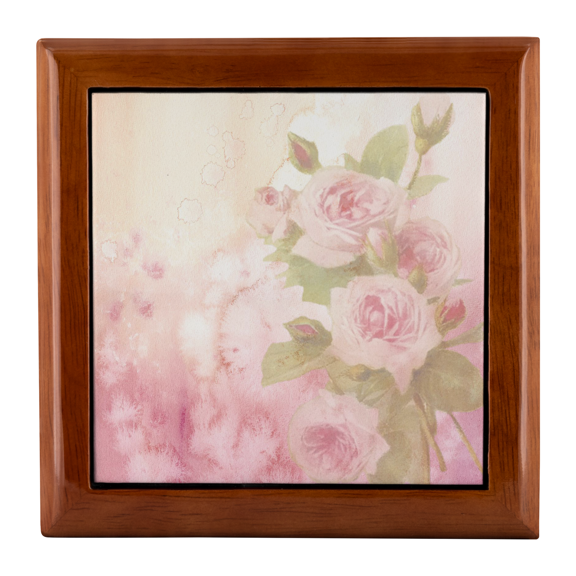 Vintage Look Pink Roses Jewelry Box - Schoppix Gifts