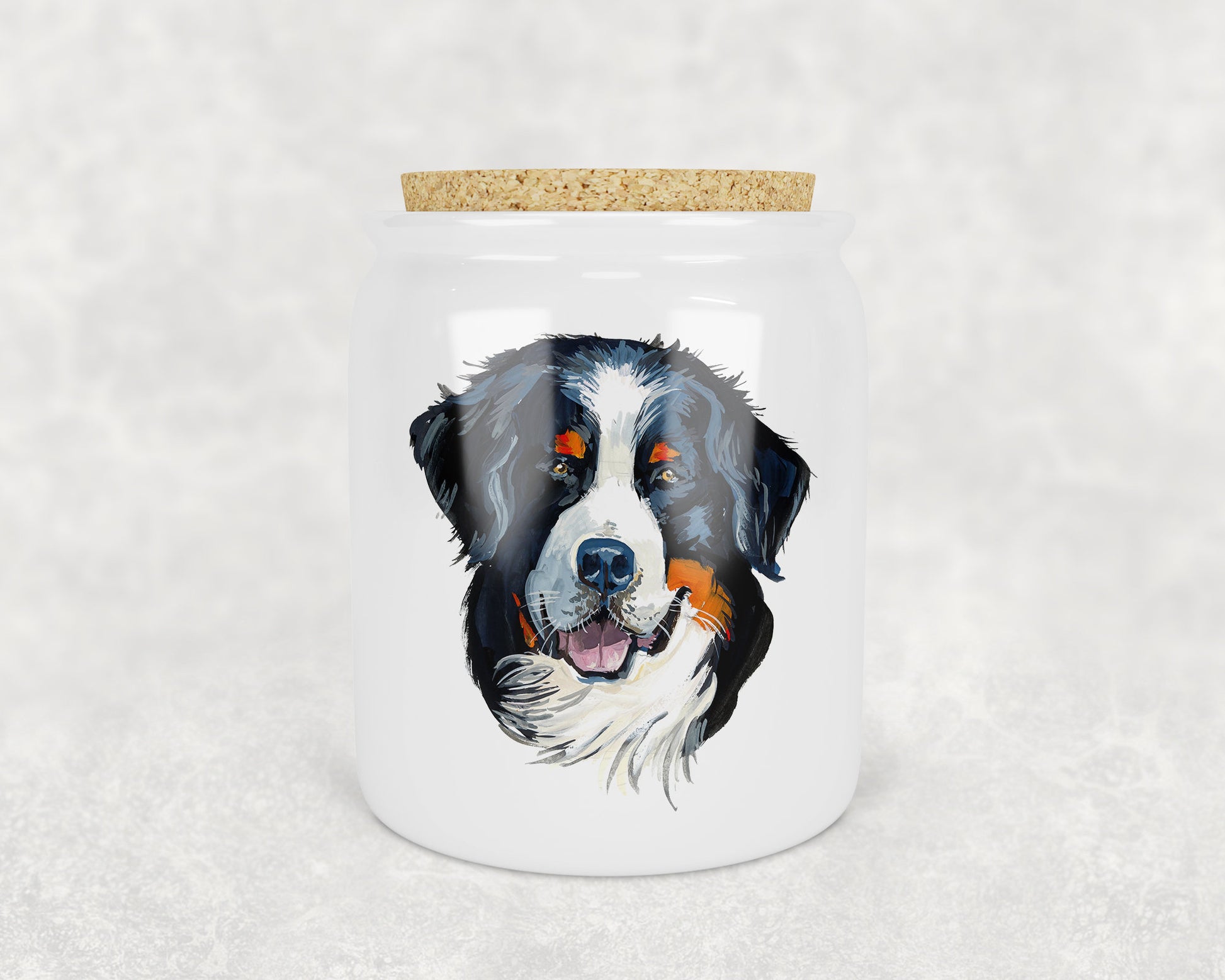 Burmese Mountain Dog Porcelain Treat Jar - Schoppix Gifts