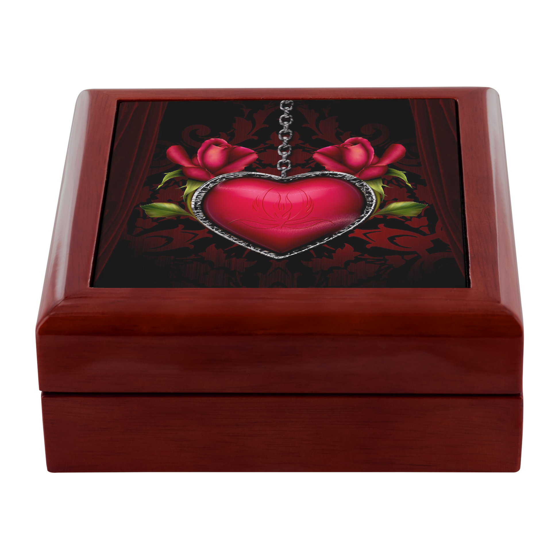 Red Heart Locket Jewelry Box - Schoppix Gifts