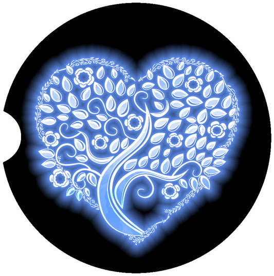 Crystal Tree of Life art Car Coasters  - Matching Pair - Schoppix Gifts