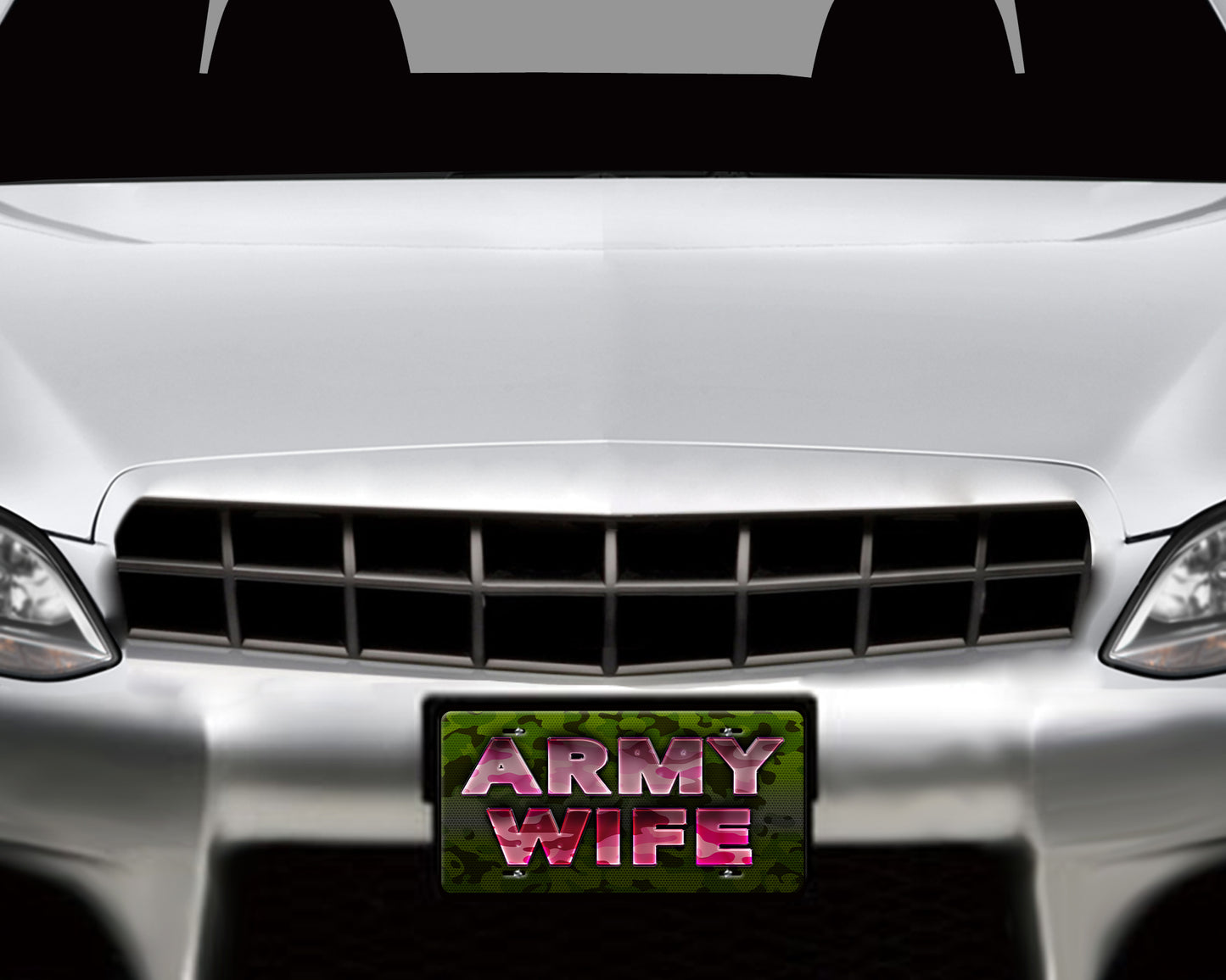 Army Wife Aluminum License Plate - Schoppix Gifts