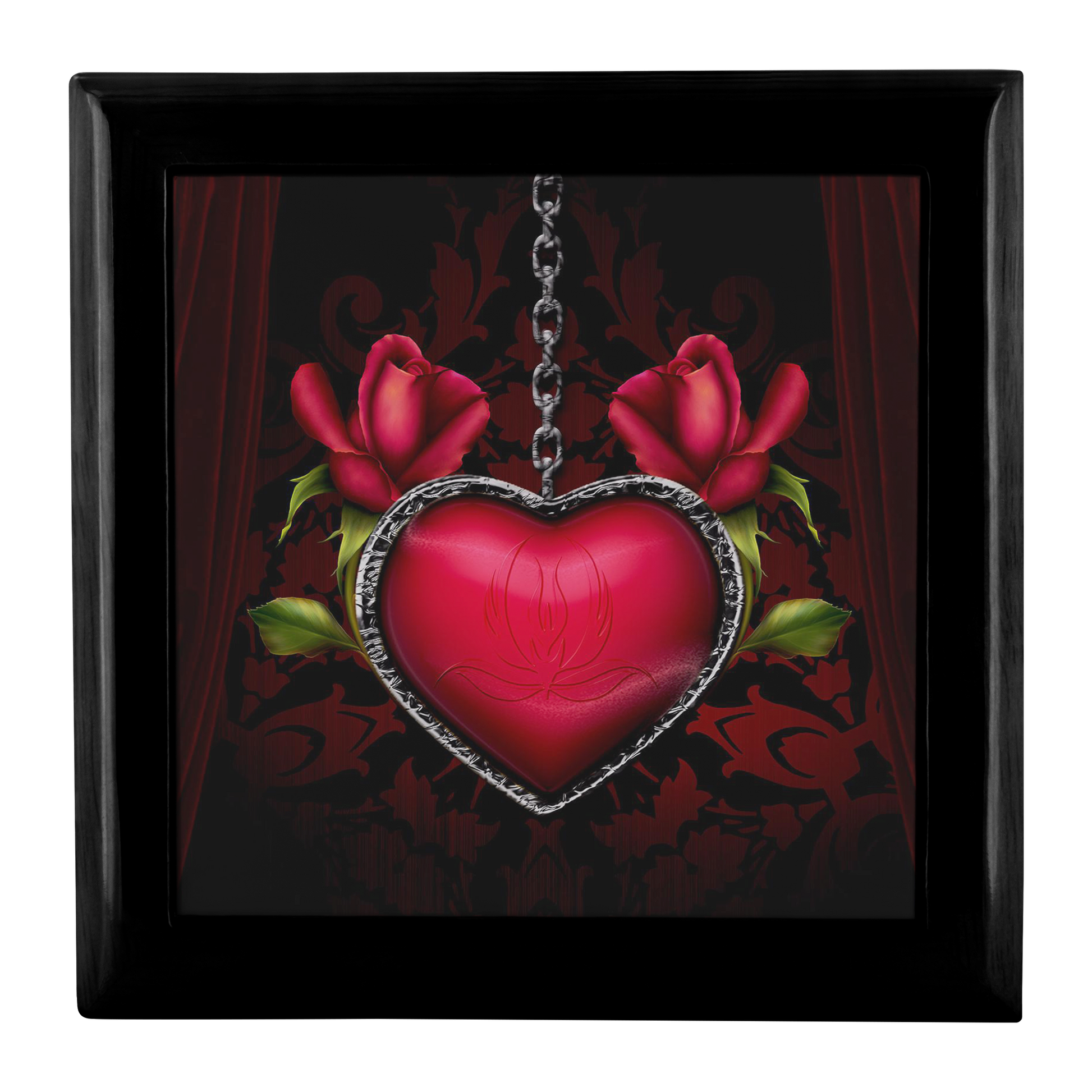 Red Heart Locket Jewelry Box - Schoppix Gifts