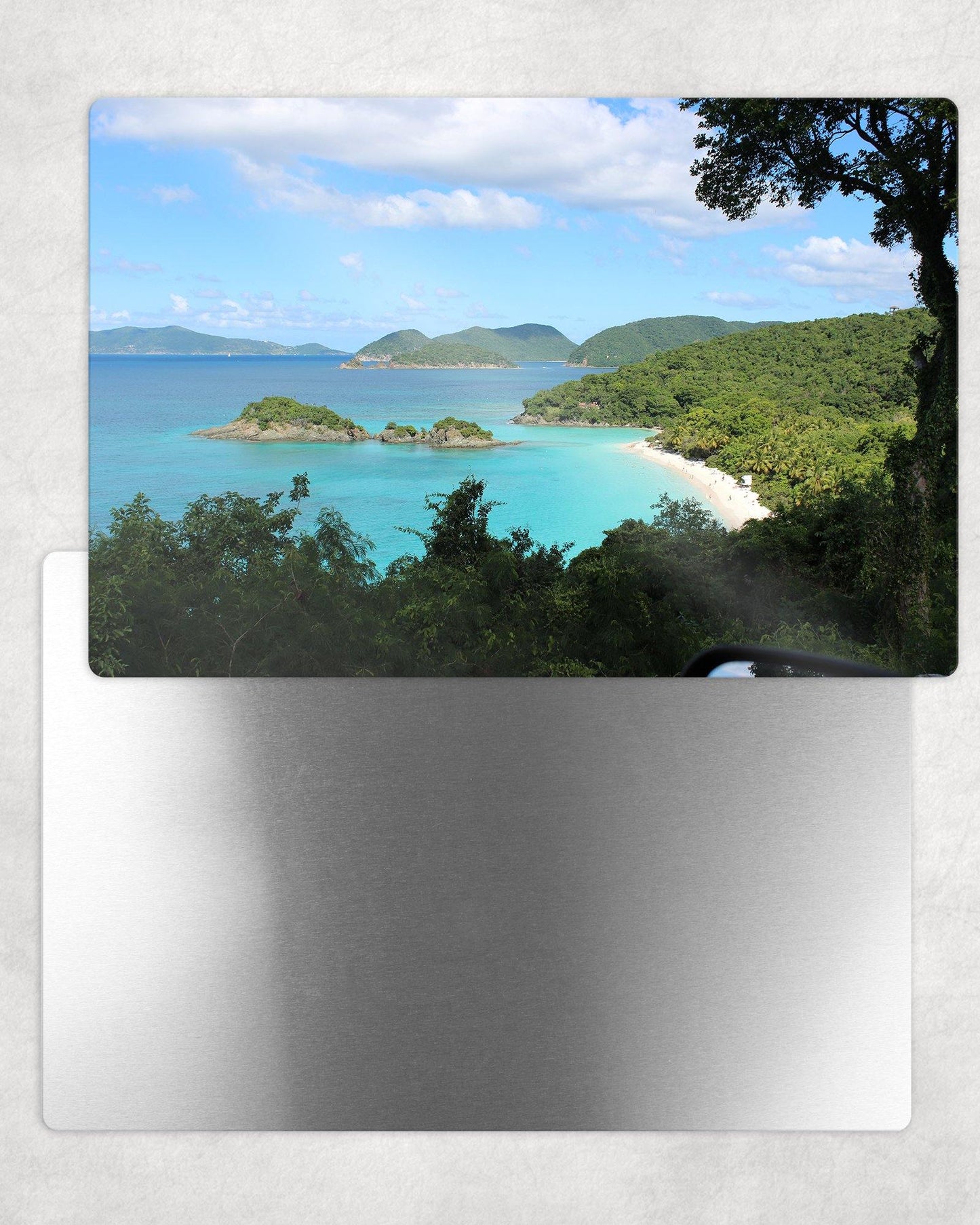 Tropical Beach Metal Photo Panel - 8x12 or 12x18 - Schoppix Gifts