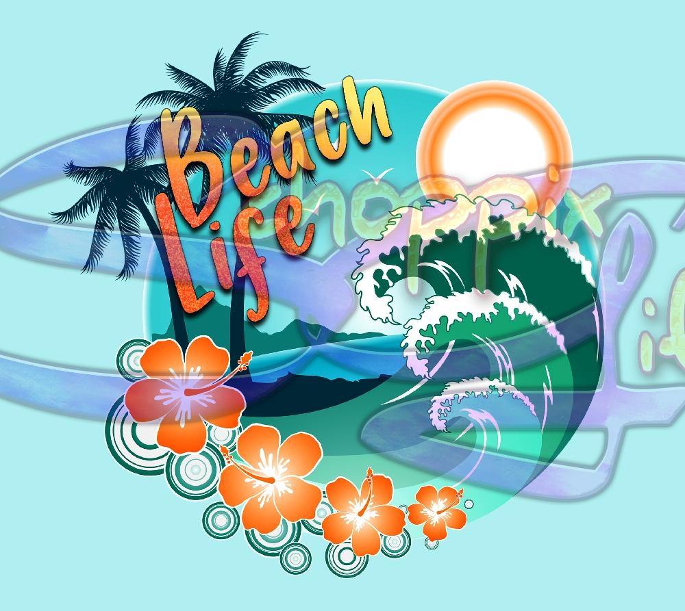 Beach Life 20oz Stainless Steel Tumbler - Schoppix Gifts
