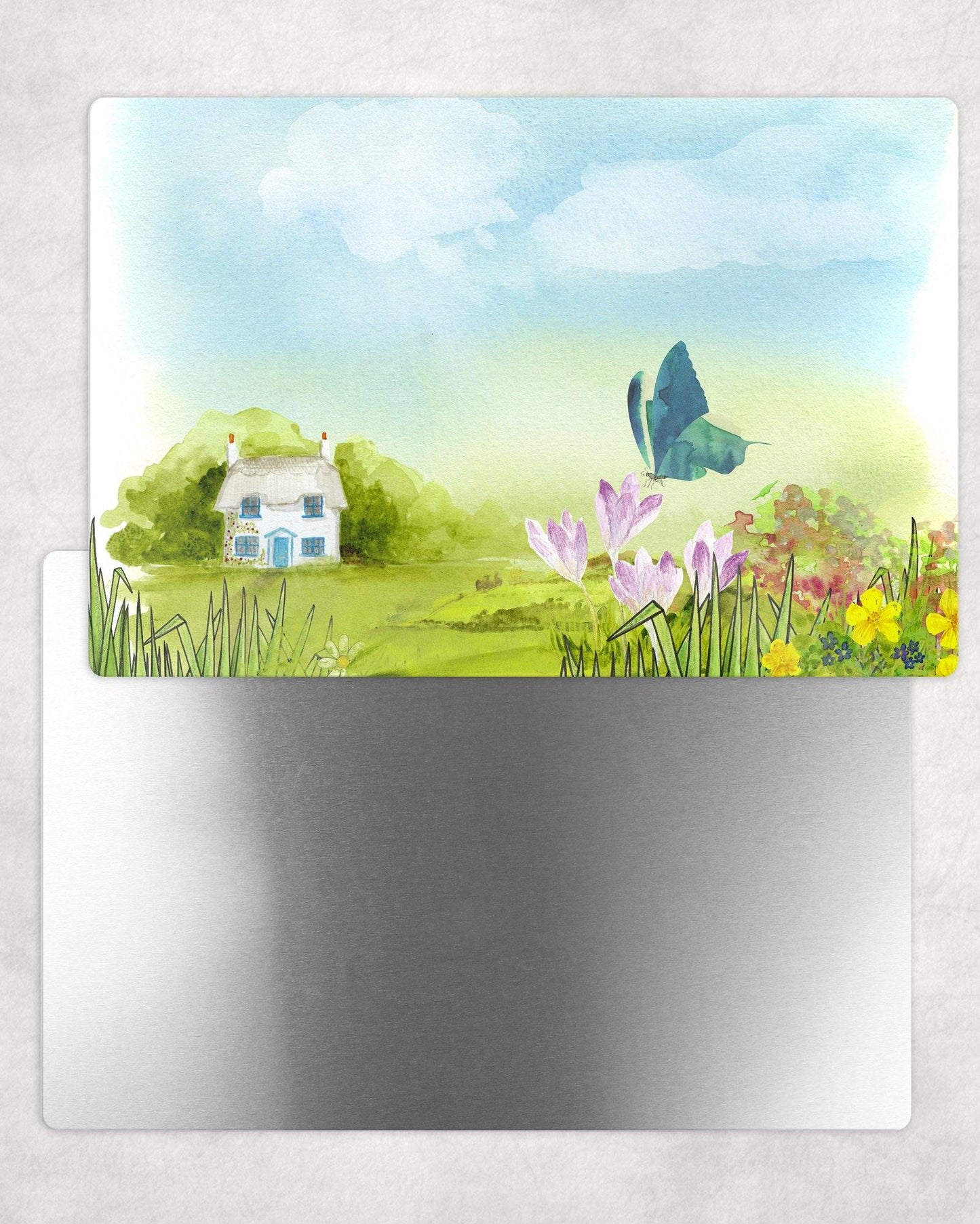Butterfly Farmhouse Metal Photo Panel - 8x12 or 12x18 - Schoppix Gifts