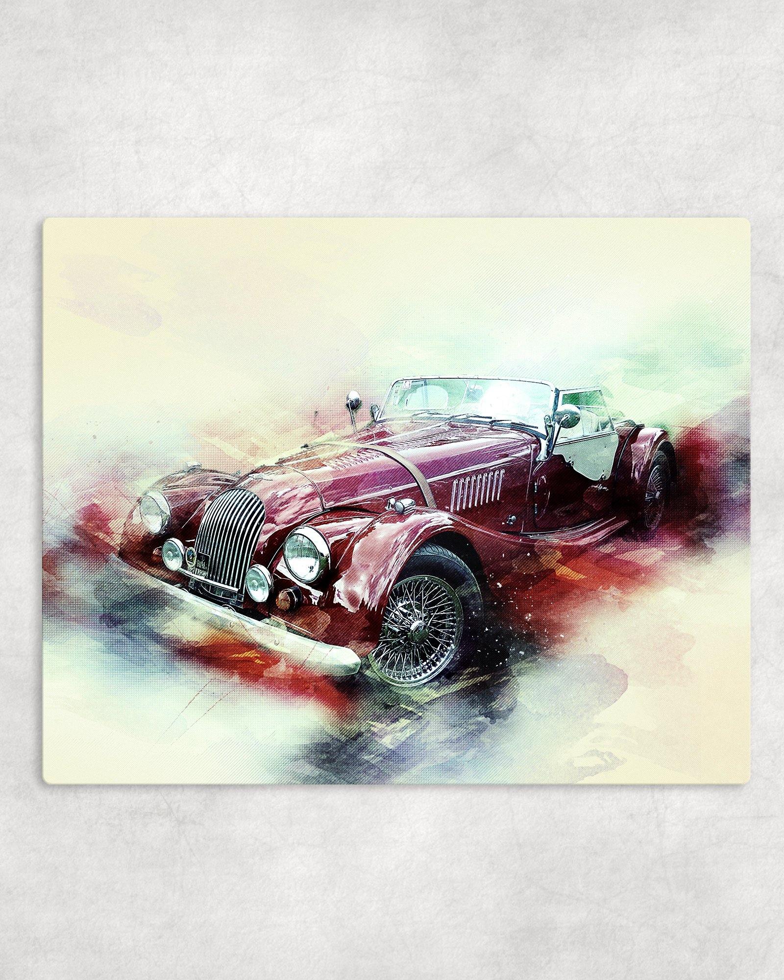 Watercolor Style Classic Car Metal Photo Panel - 8x10 - Schoppix Gifts