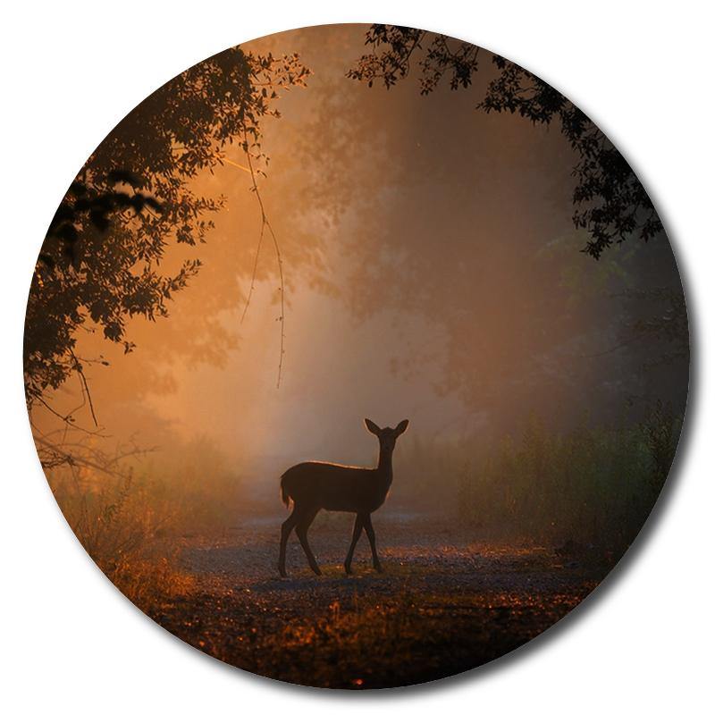 Deer in the Mist Art Drink Coasters - Schoppix Gifts