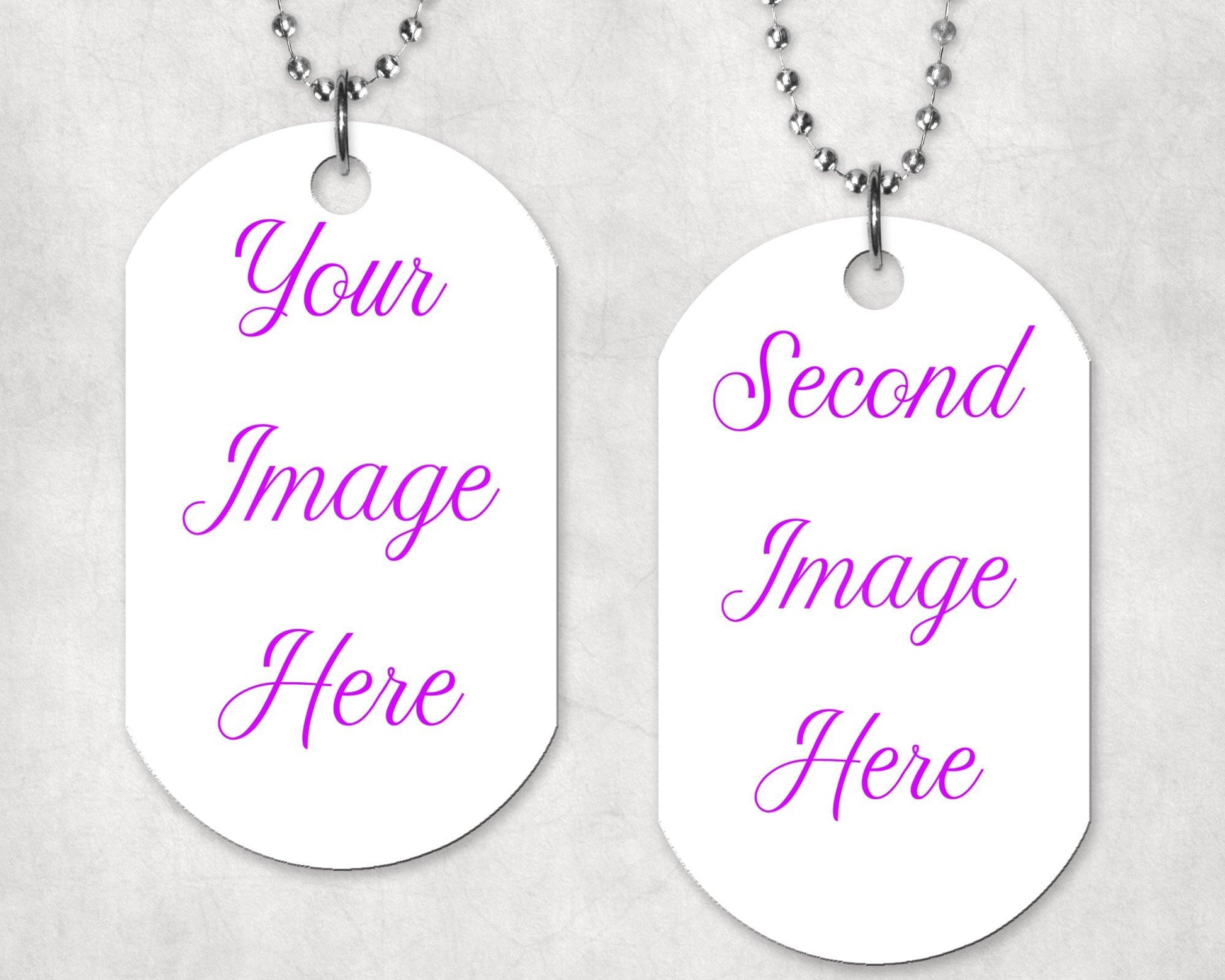 Create Your Own 2-Sided Dog Tags - Schoppix Gifts
