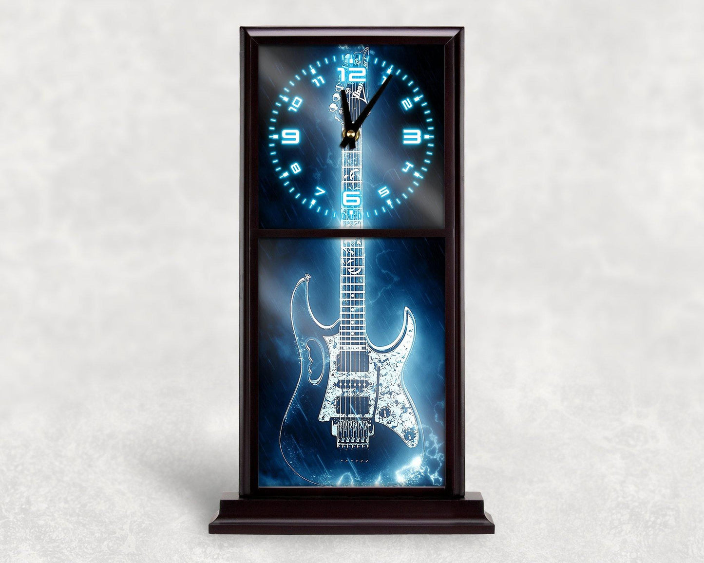 Cool Electric Guitar Mantle Clock - Schoppix Gifts